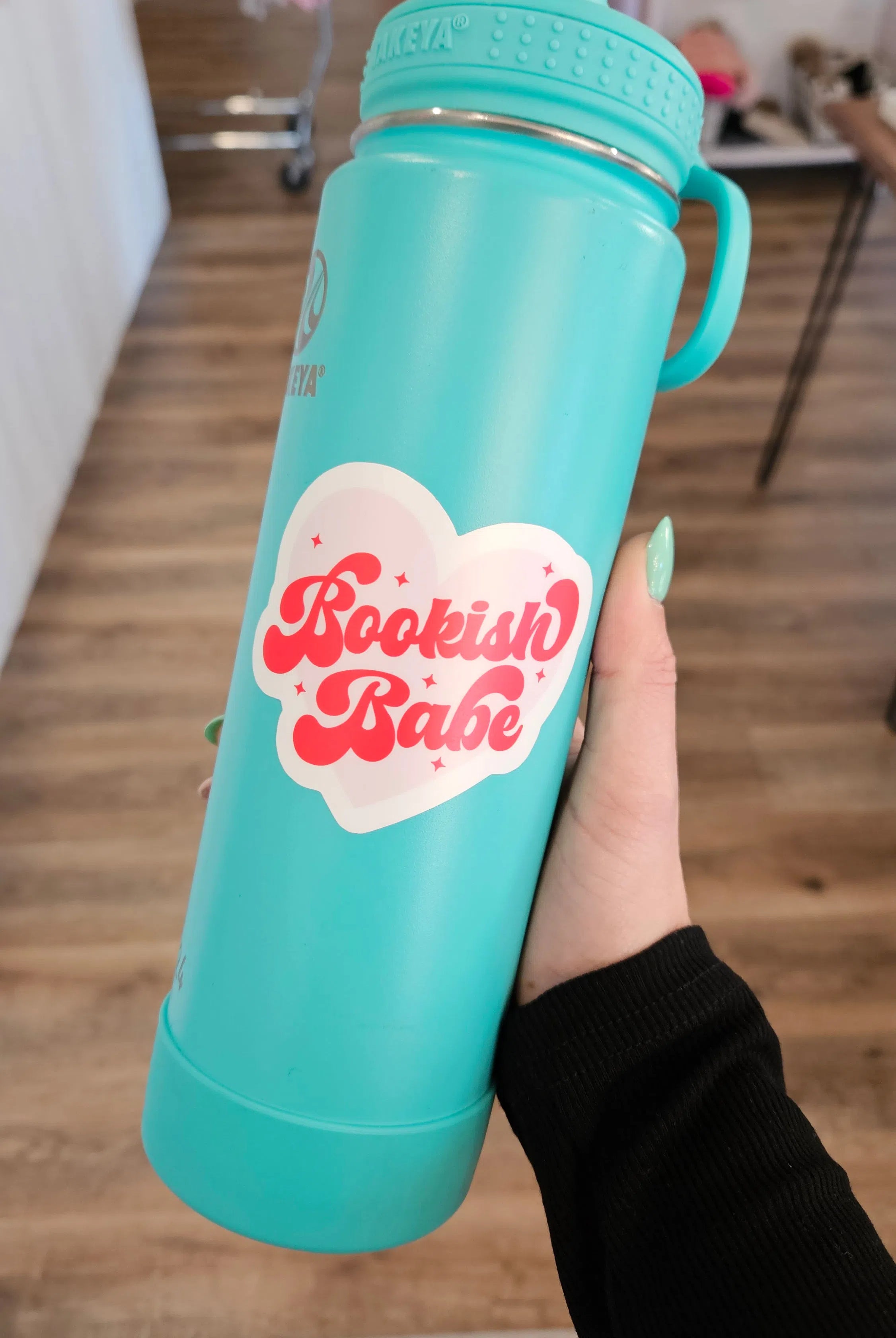 Shop Bookish Babe Waterproof Vinyl Sticker- at Ruby Joy Boutique, a Women's Clothing Store in Pickerington, Ohio