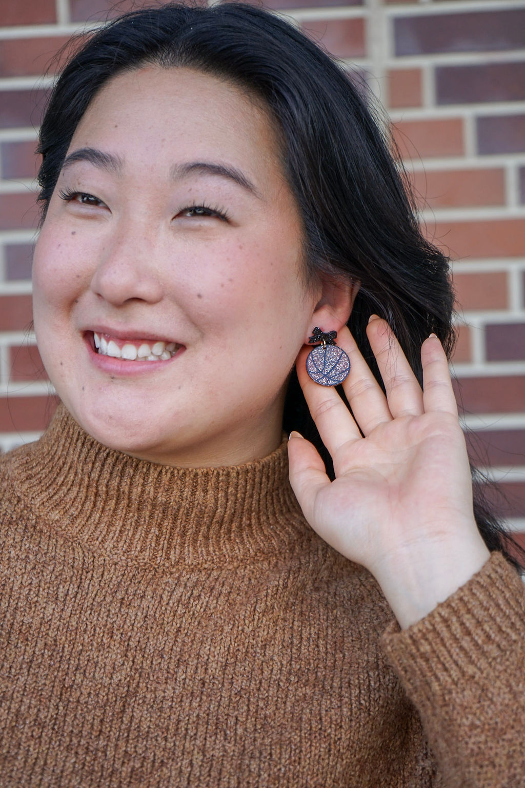 Shop Bow Basketball Earrings- at Ruby Joy Boutique, a Women's Clothing Store in Pickerington, Ohio