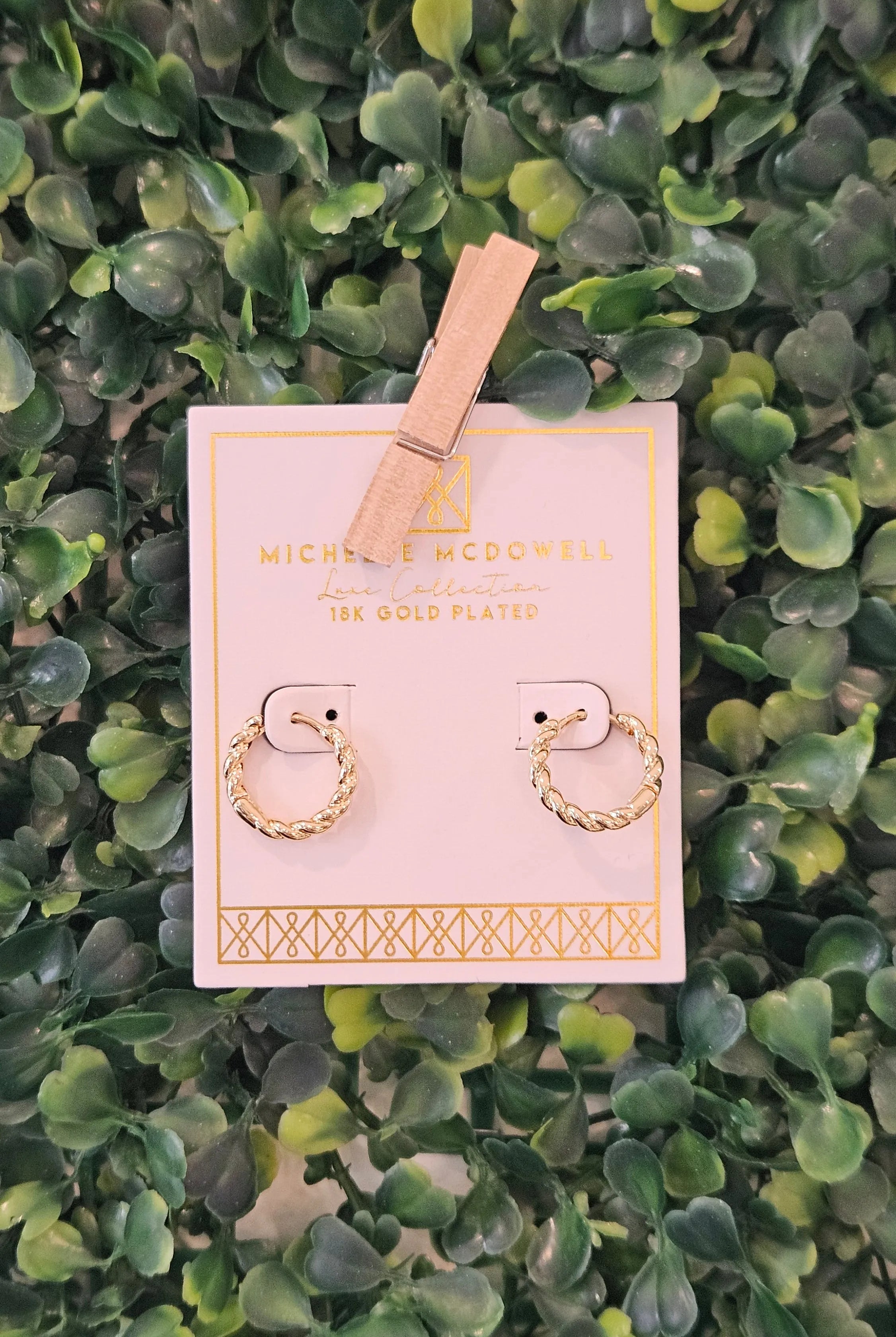 Shop Brandi Twisted Huggie Earrings- at Ruby Joy Boutique, a Women's Clothing Store in Pickerington, Ohio