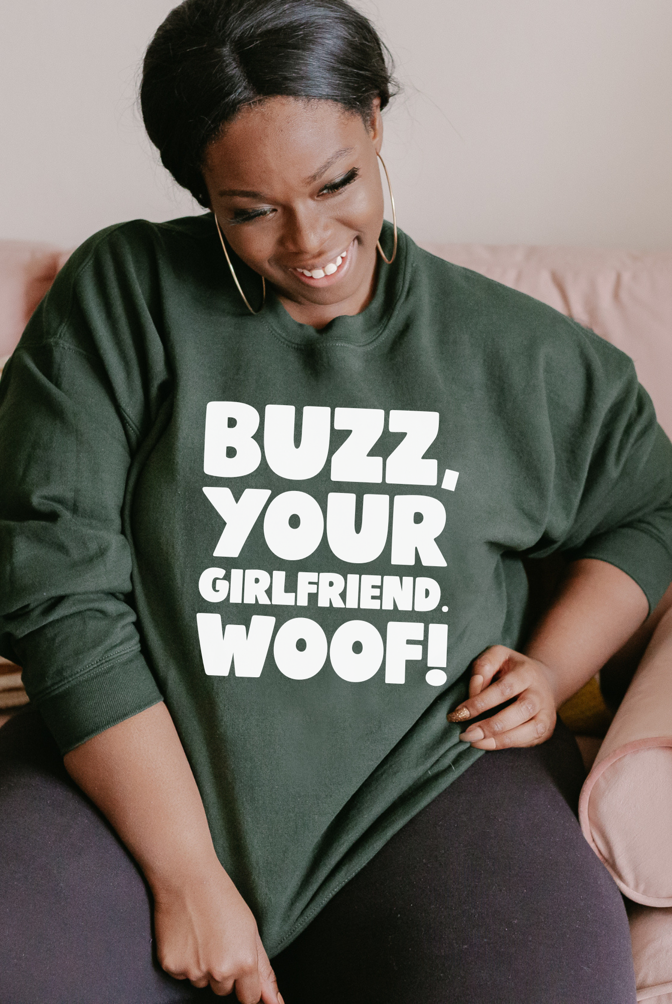 Shop Buzz, Your Girlfriend Woof! Graphic Top | Home Alone Christmas- at Ruby Joy Boutique, a Women's Clothing Store in Pickerington, Ohio
