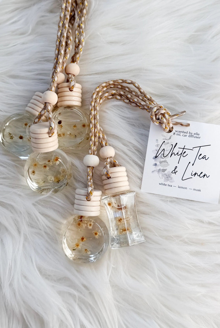 Shop Car Oil Diffusers - Spring Scents-White Tea & Linen at Ruby Joy Boutique, a Women's Clothing Store in Pickerington, Ohio