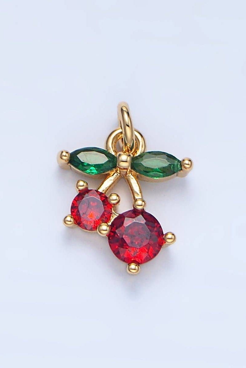Shop Cherry Charm | Gold-Filled- at Ruby Joy Boutique, a Women's Clothing Store in Pickerington, Ohio
