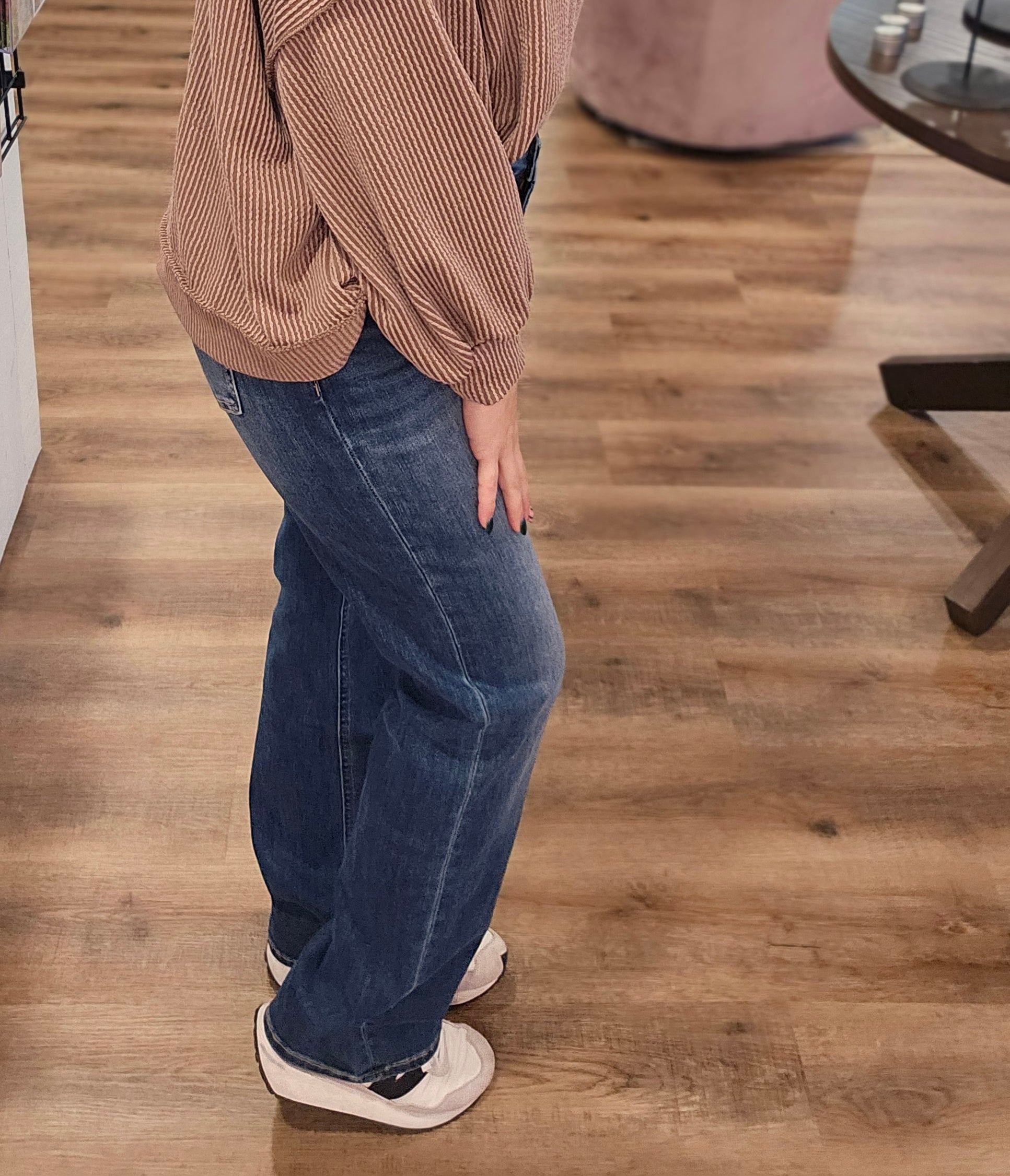 Shop Classic High Rise Straight Leg Jeans | Mica Denim- at Ruby Joy Boutique, a Women's Clothing Store in Pickerington, Ohio
