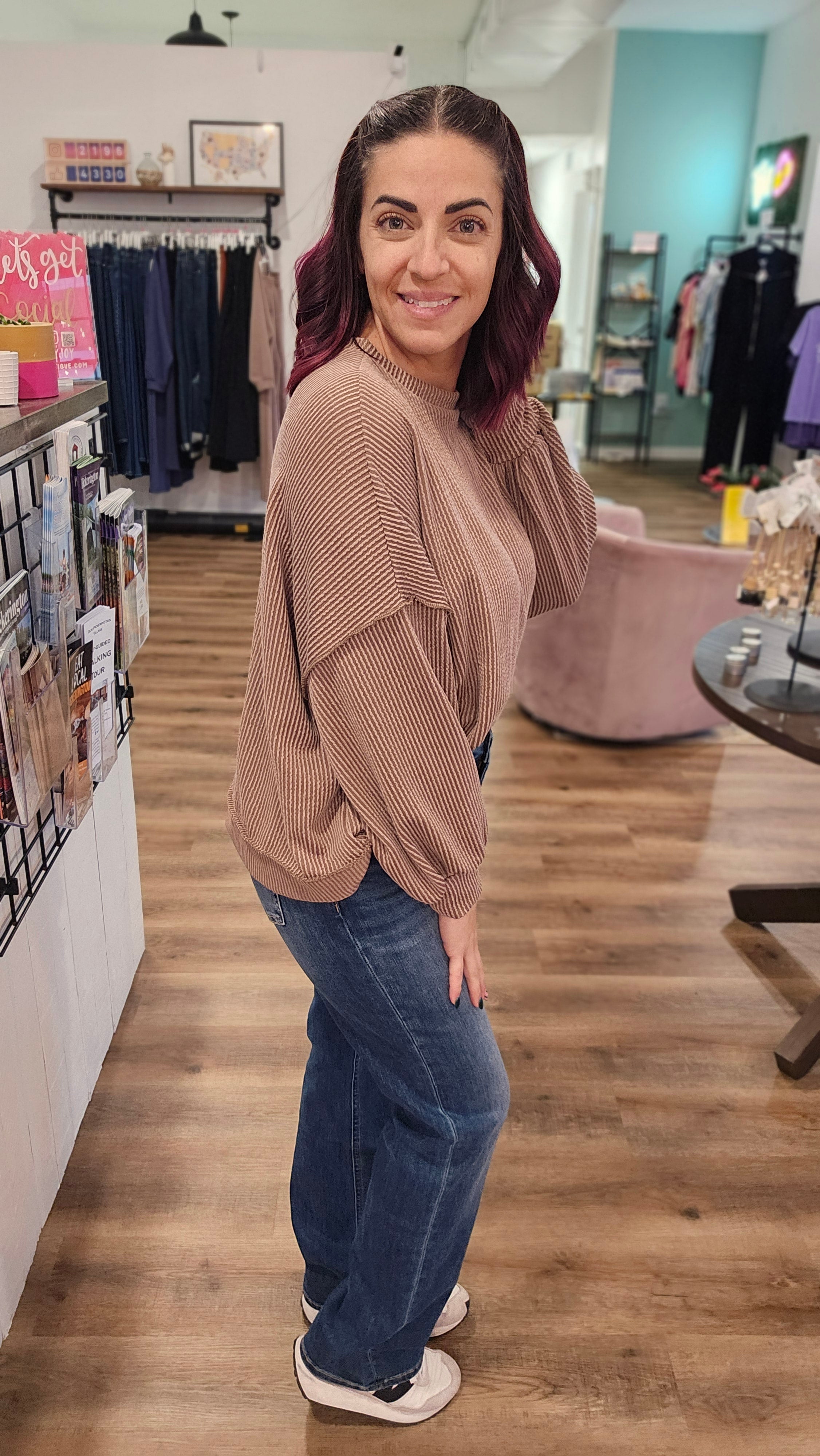 Shop Classic High Rise Straight Leg Jeans | Mica Denim- at Ruby Joy Boutique, a Women's Clothing Store in Pickerington, Ohio