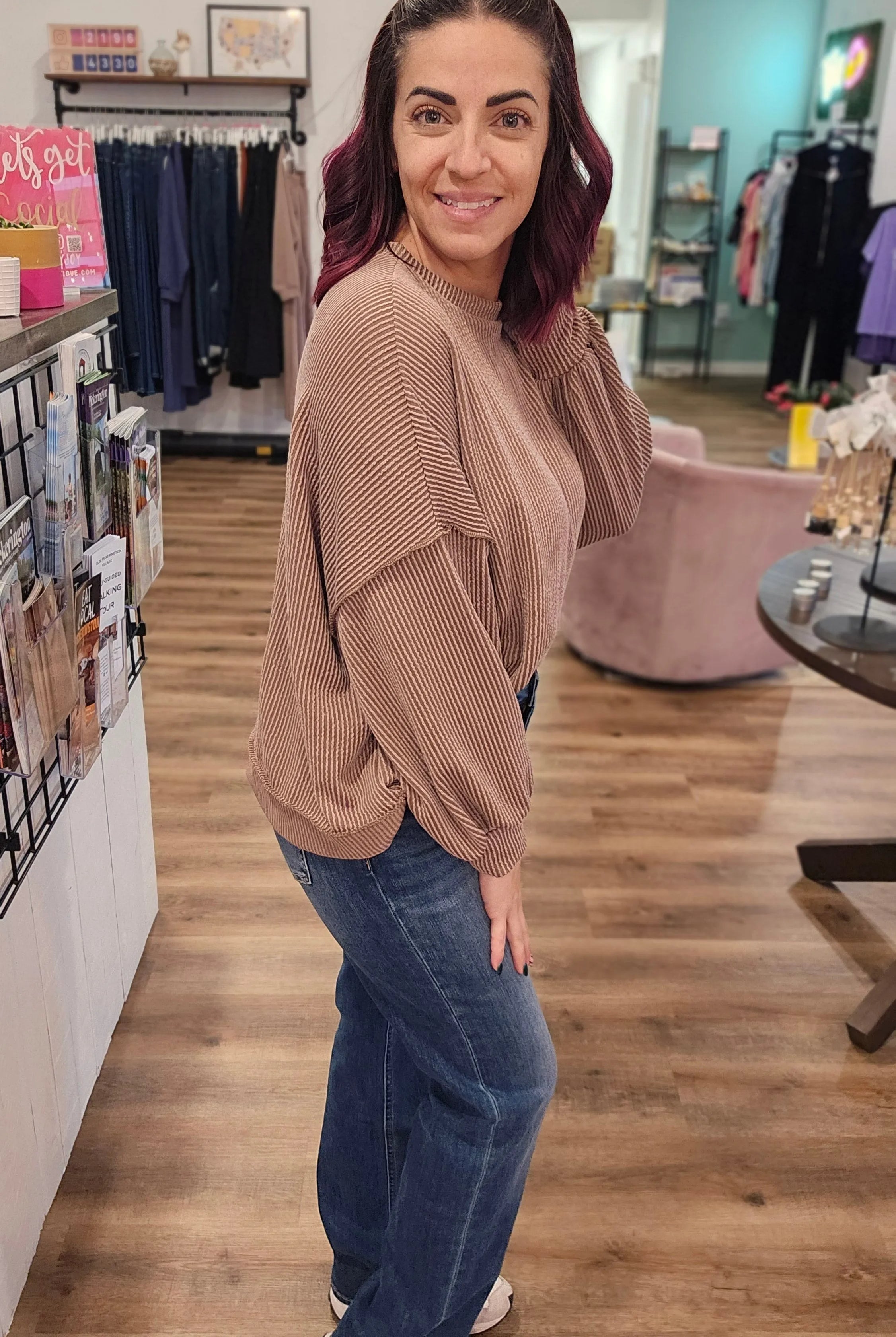 Shop Classic High Rise Straight Leg Jeans | Mica Denim- at Ruby Joy Boutique, a Women's Clothing Store in Pickerington, Ohio