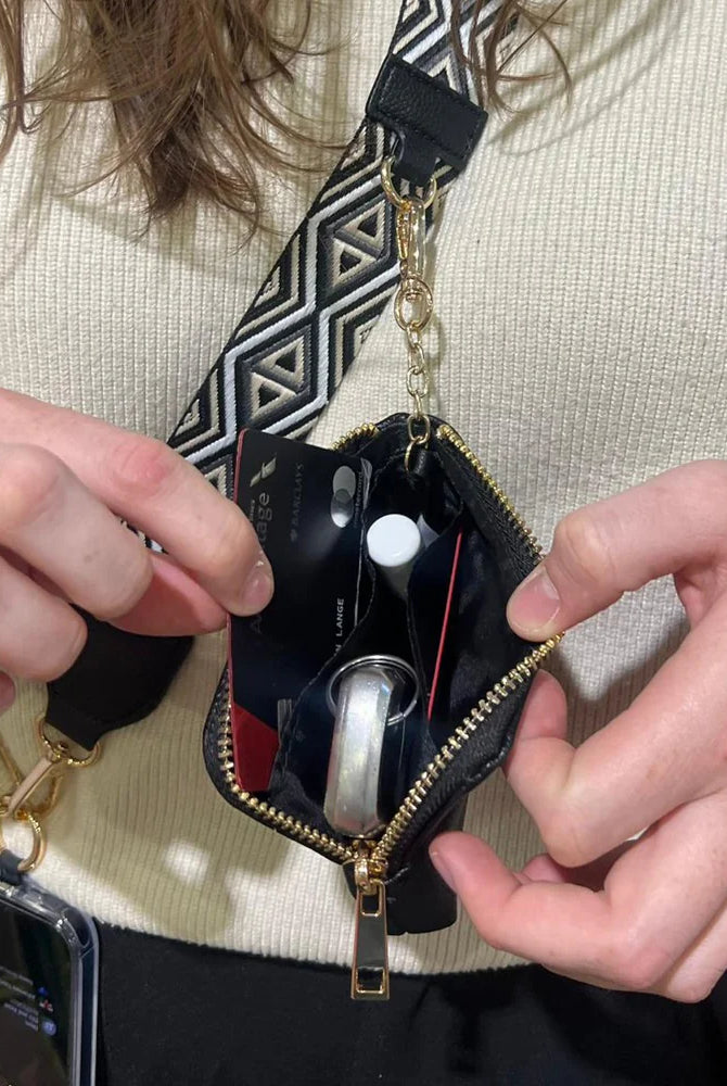 Shop Clip & Go Strap with Zippered Pouch | Save The Girls- at Ruby Joy Boutique, a Women's Clothing Store in Pickerington, Ohio