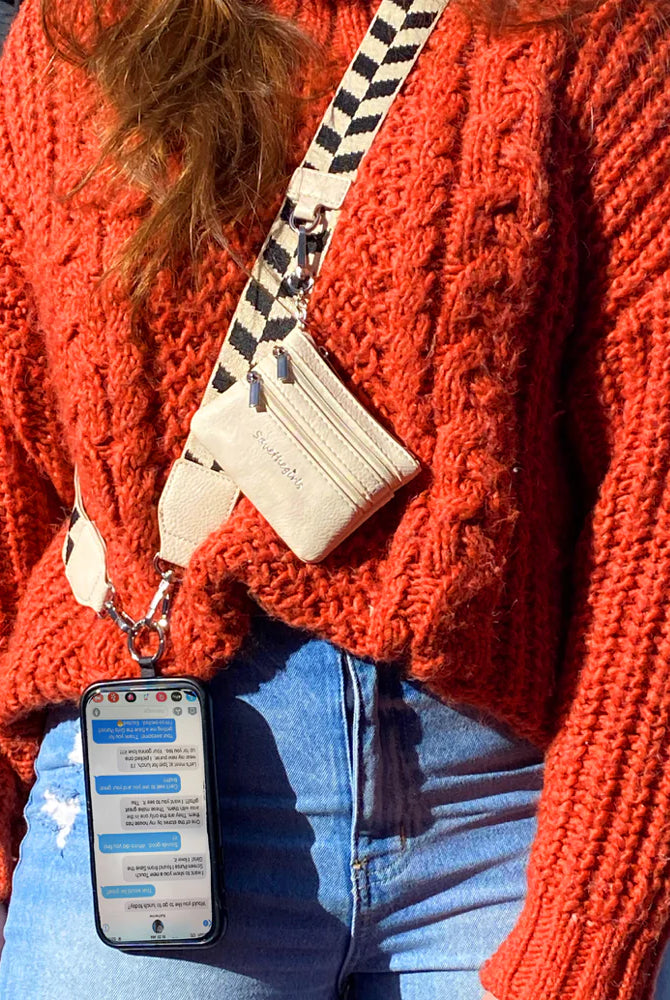 Shop Clip & Go Strap with Zippered Pouch | Save The Girls- at Ruby Joy Boutique, a Women's Clothing Store in Pickerington, Ohio