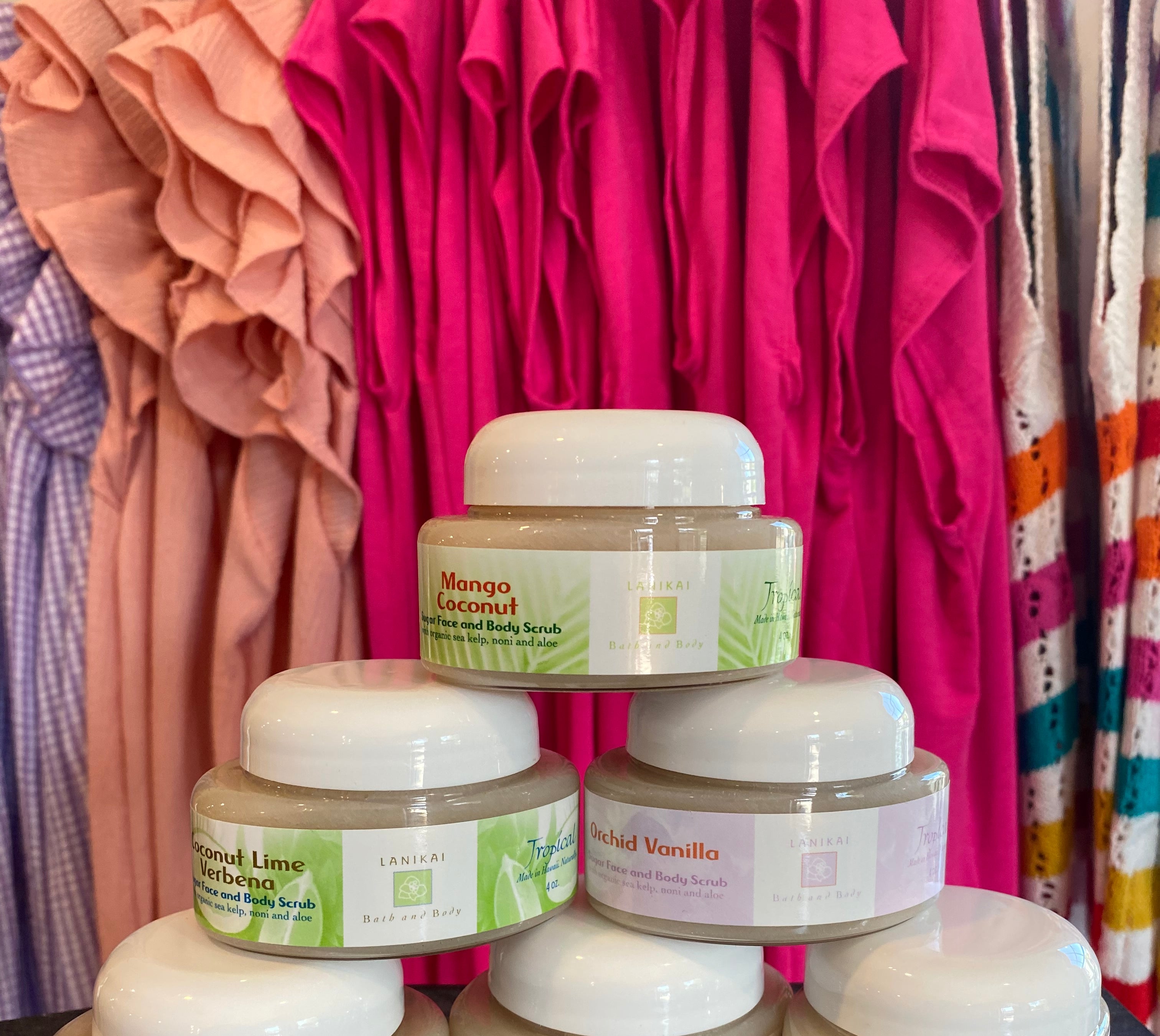 Shop Coconut Lime Verbena Hawaiian Cane Sugar Scrub- at Ruby Joy Boutique, a Women's Clothing Store in Pickerington, Ohio