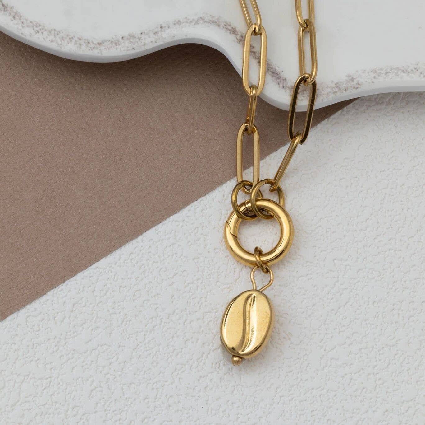 Shop Coffee Bean Charm- at Ruby Joy Boutique, a Women's Clothing Store in Pickerington, Ohio