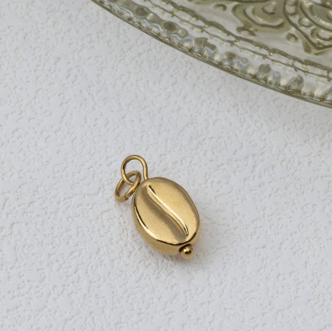 Shop Coffee Bean Charm- at Ruby Joy Boutique, a Women's Clothing Store in Pickerington, Ohio