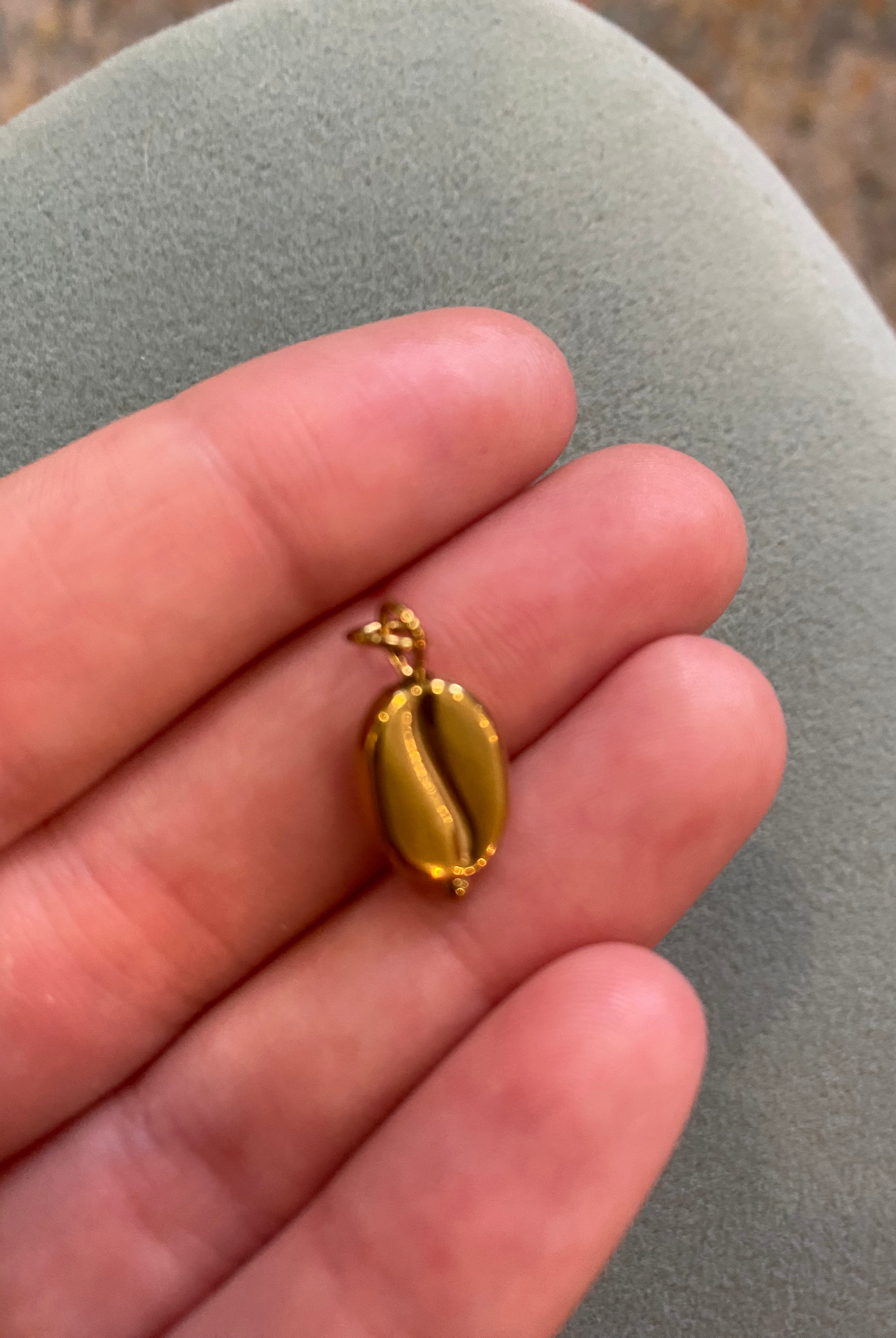 Shop Coffee Bean Charm- at Ruby Joy Boutique, a Women's Clothing Store in Pickerington, Ohio