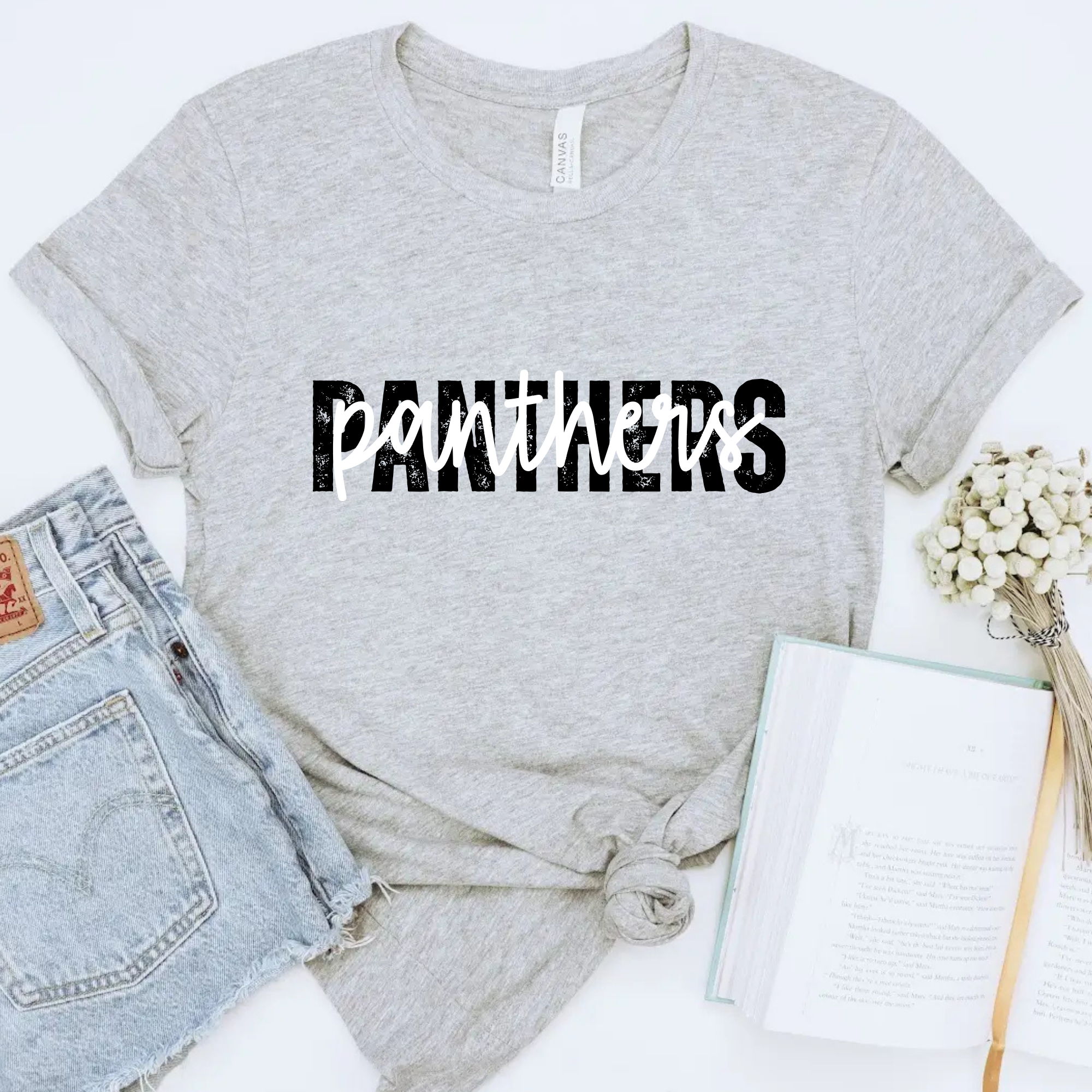 Shop Custom Layered Mascot Script Graphic Top- at Ruby Joy Boutique, a Women's Clothing Store in Pickerington, Ohio