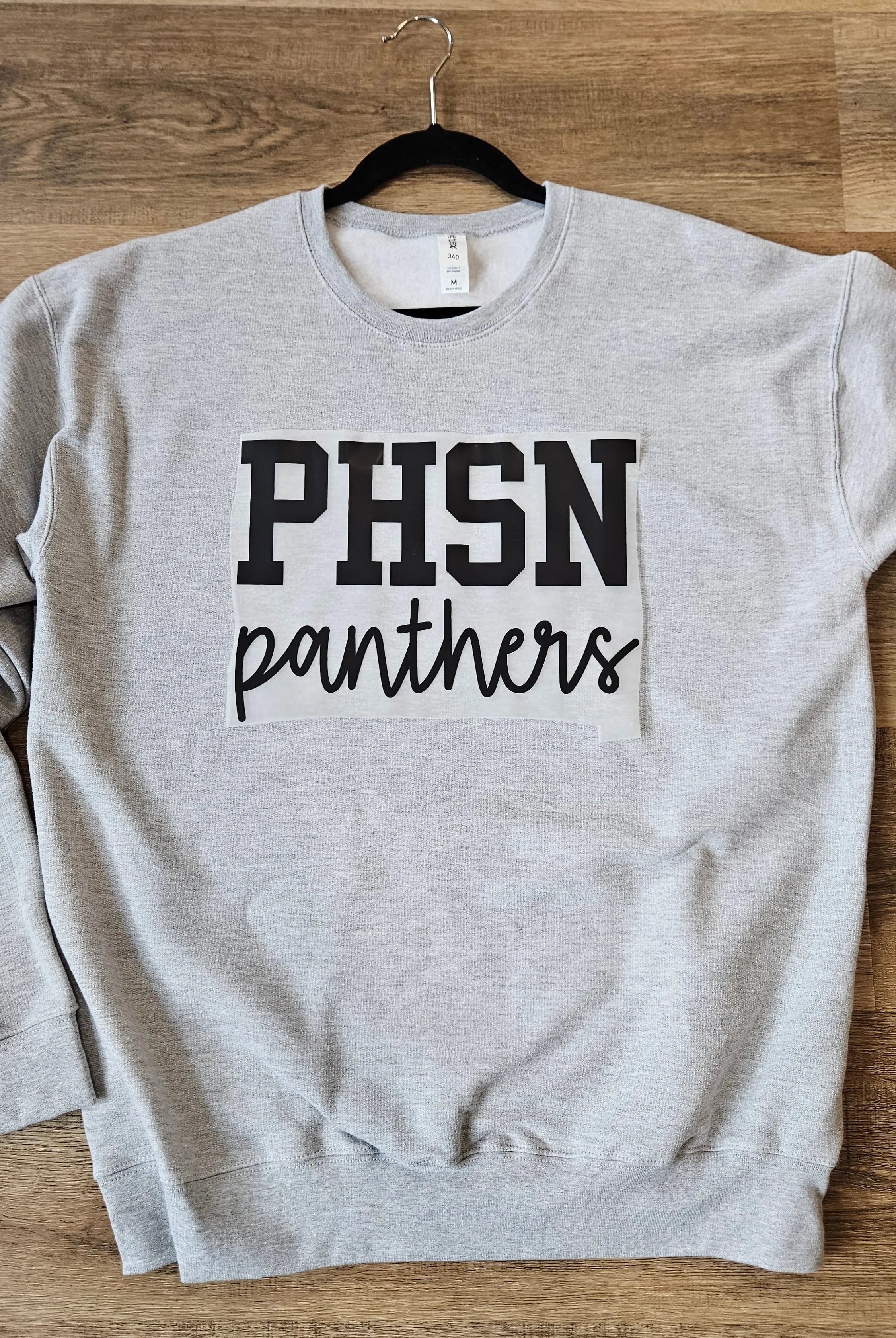 Shop Custom Mascot Script Sweatshirt-Small at Ruby Joy Boutique, a Women's Clothing Store in Pickerington, Ohio