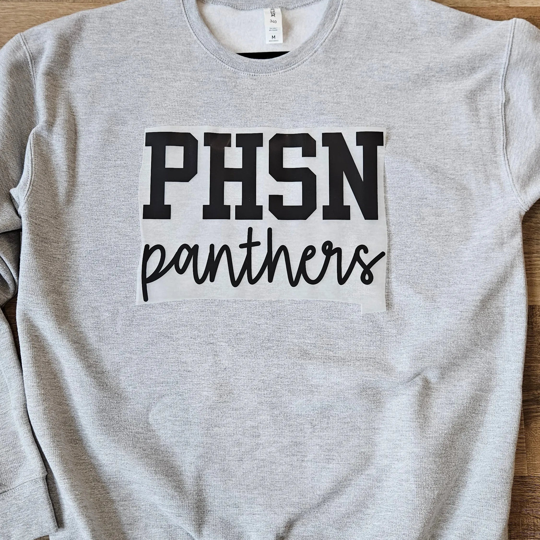 Shop Custom Mascot Script Sweatshirt-Small at Ruby Joy Boutique, a Women's Clothing Store in Pickerington, Ohio