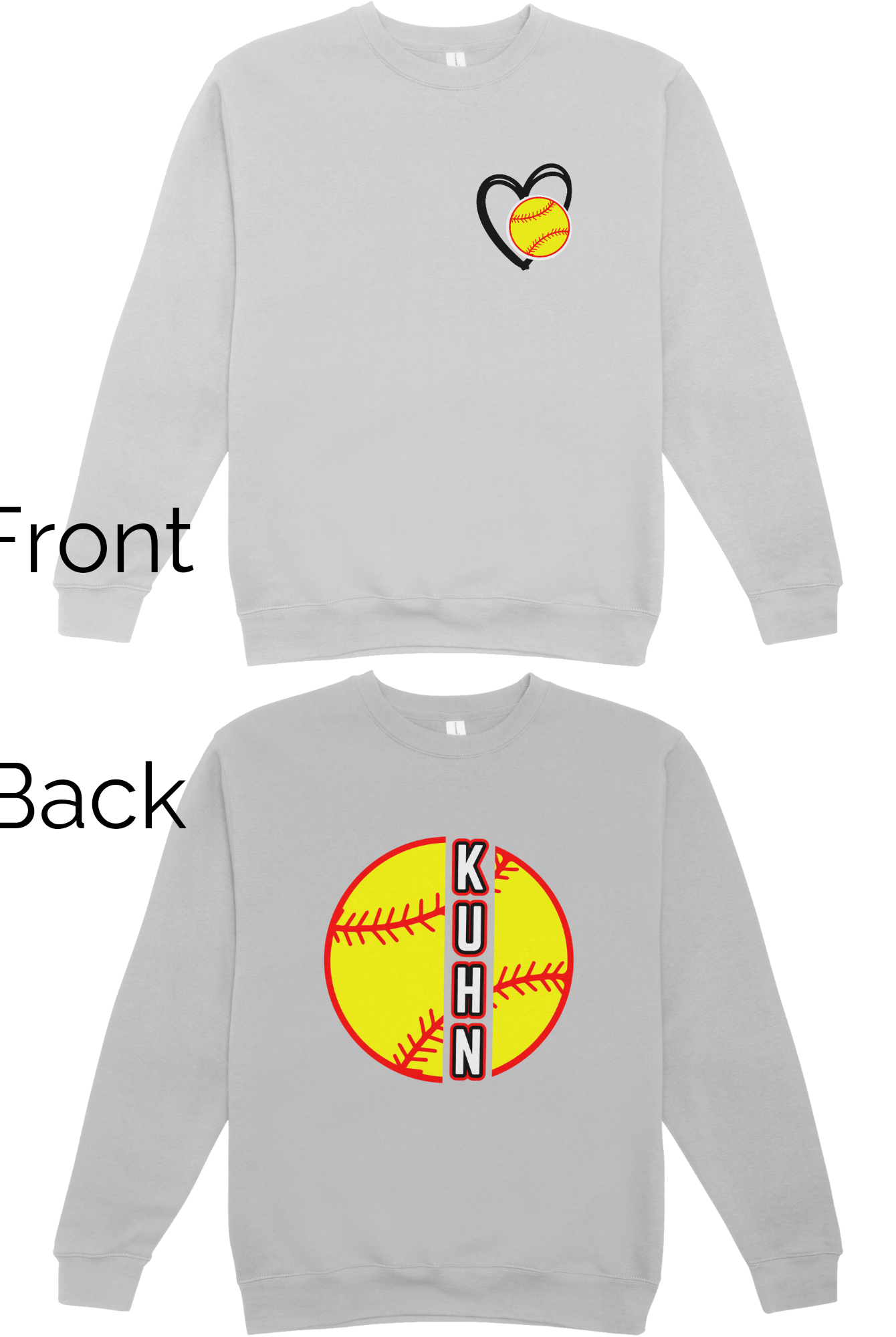 Shop Custom Player Name and Sport Graphic-sweatshirt at Ruby Joy Boutique, a Women's Clothing Store in Pickerington, Ohio