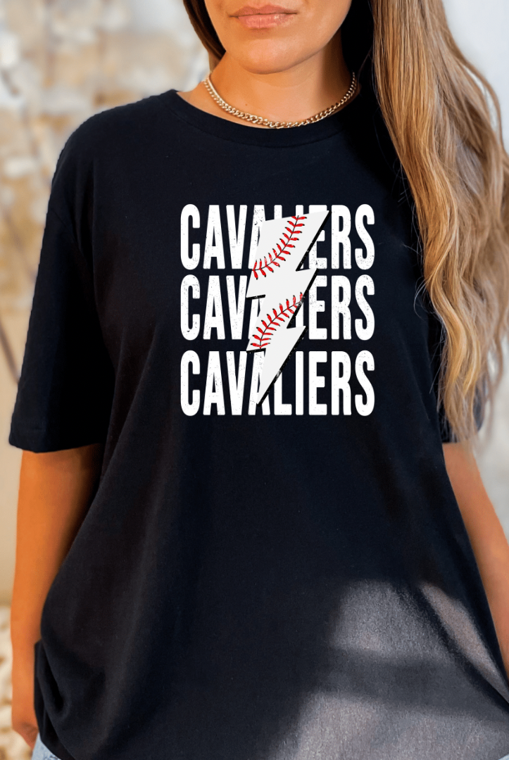 Shop Custom Sports Lightning Tee-Graphic Tee at Ruby Joy Boutique, a Women's Clothing Store in Pickerington, Ohio