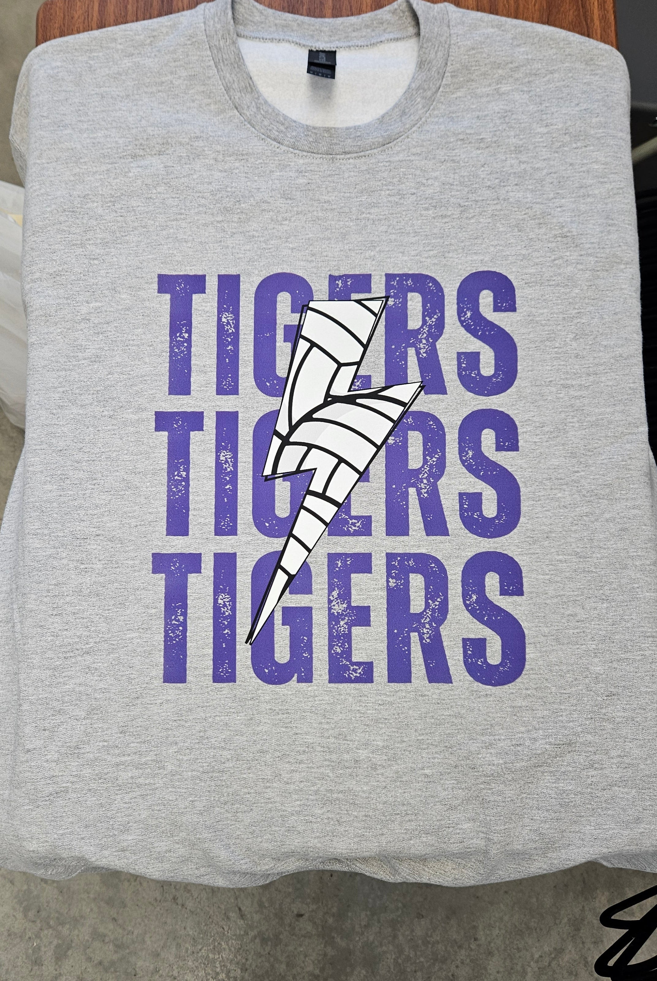 Shop Custom Sports Lightning Tee- at Ruby Joy Boutique, a Women's Clothing Store in Pickerington, Ohio