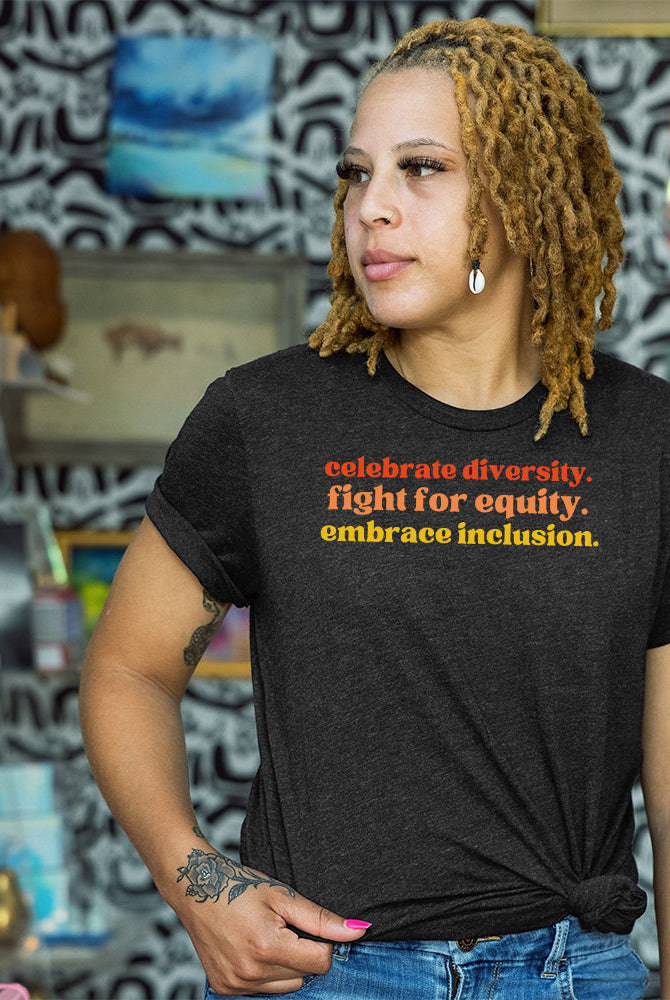 Shop DEI Classic Tee | Kind Cotton- at Ruby Joy Boutique, a Women's Clothing Store in Pickerington, Ohio