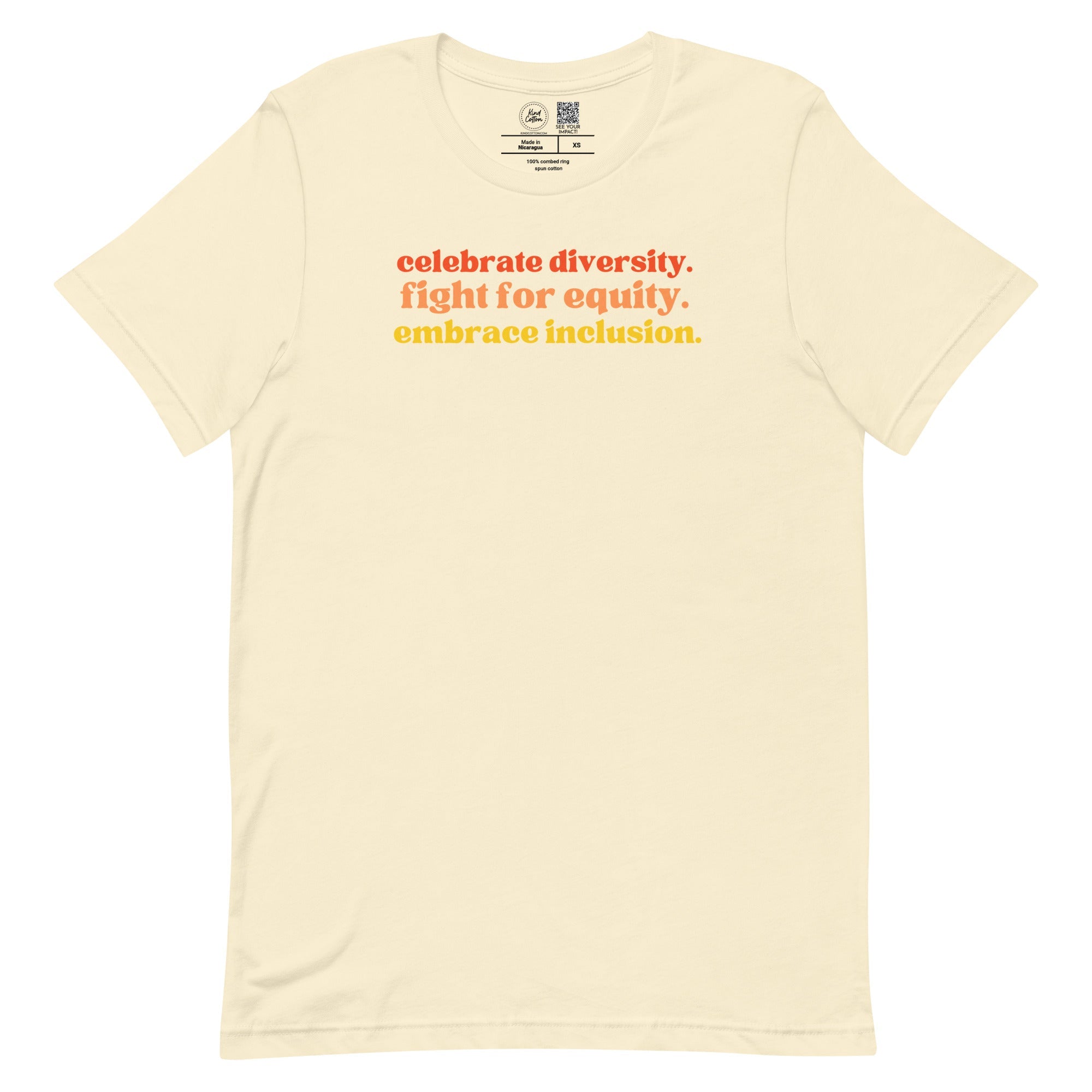 Shop DEI Classic Tee | Kind Cotton-Natural at Ruby Joy Boutique, a Women's Clothing Store in Pickerington, Ohio