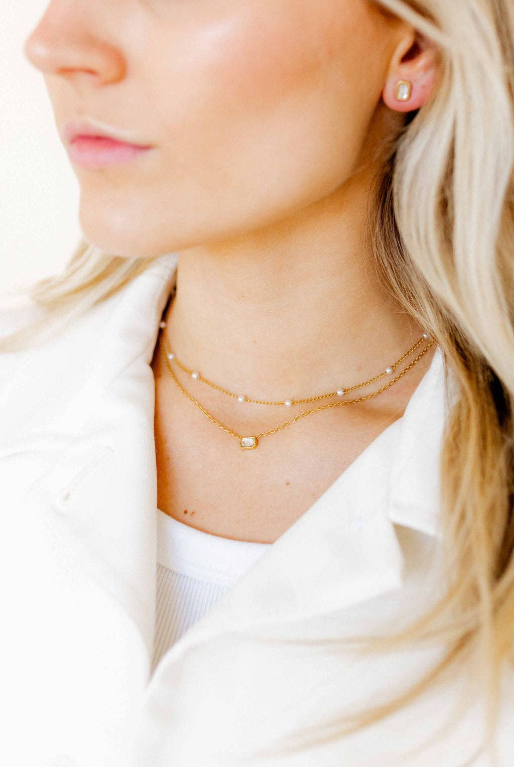 Shop Dabney Pearl Necklace- at Ruby Joy Boutique, a Women's Clothing Store in Pickerington, Ohio