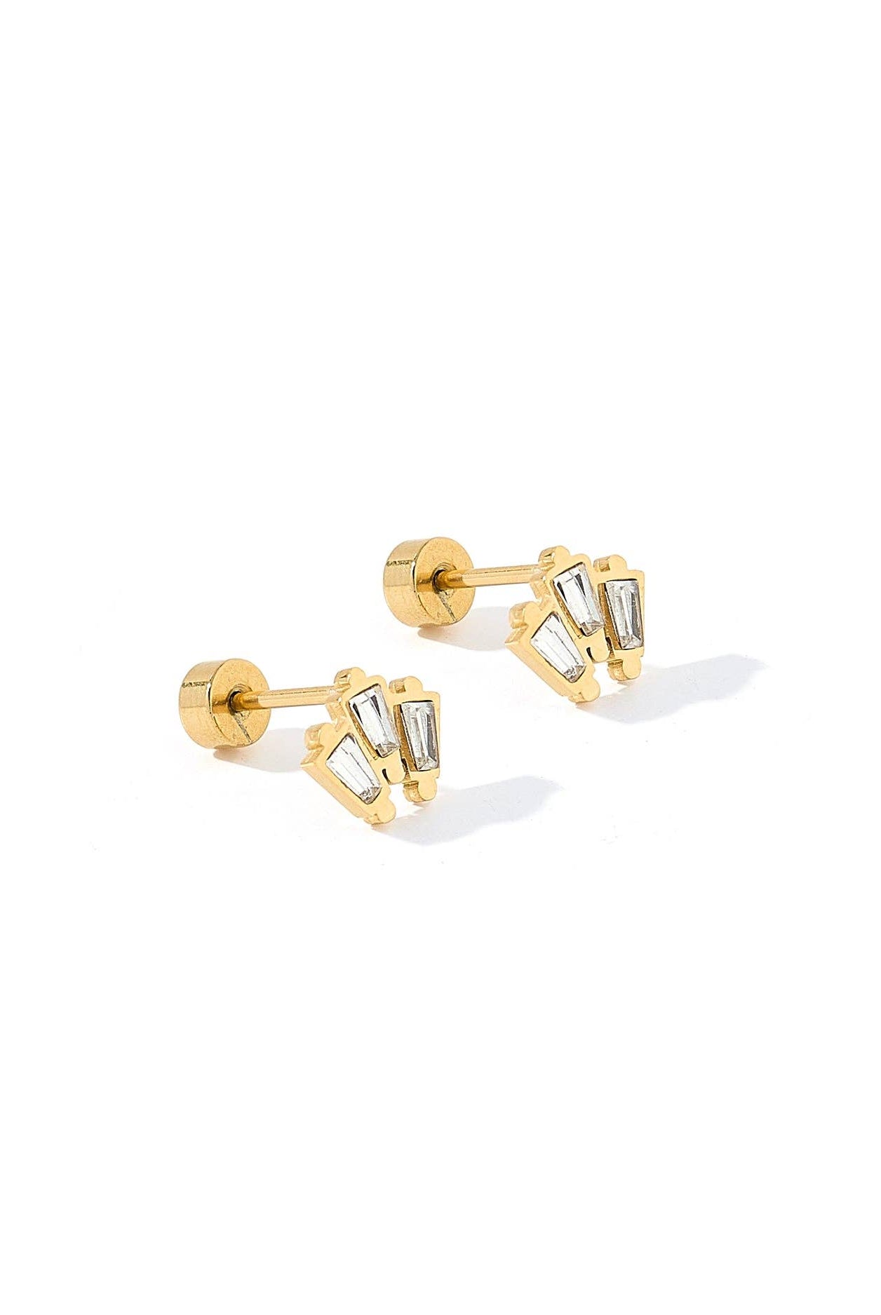 Shop Demi Screwback Stud Earrings- at Ruby Joy Boutique, a Women's Clothing Store in Pickerington, Ohio