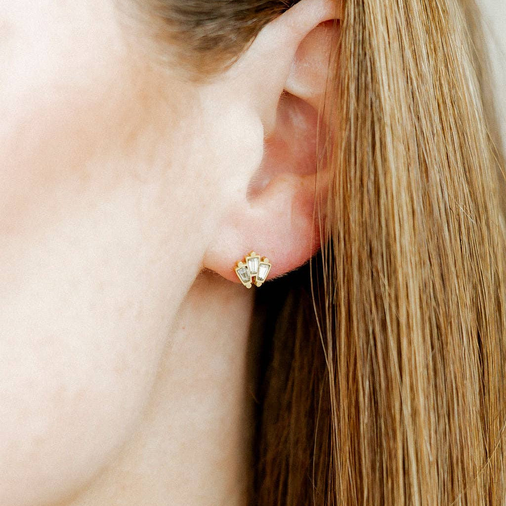 Shop Demi Screwback Stud Earrings- at Ruby Joy Boutique, a Women's Clothing Store in Pickerington, Ohio