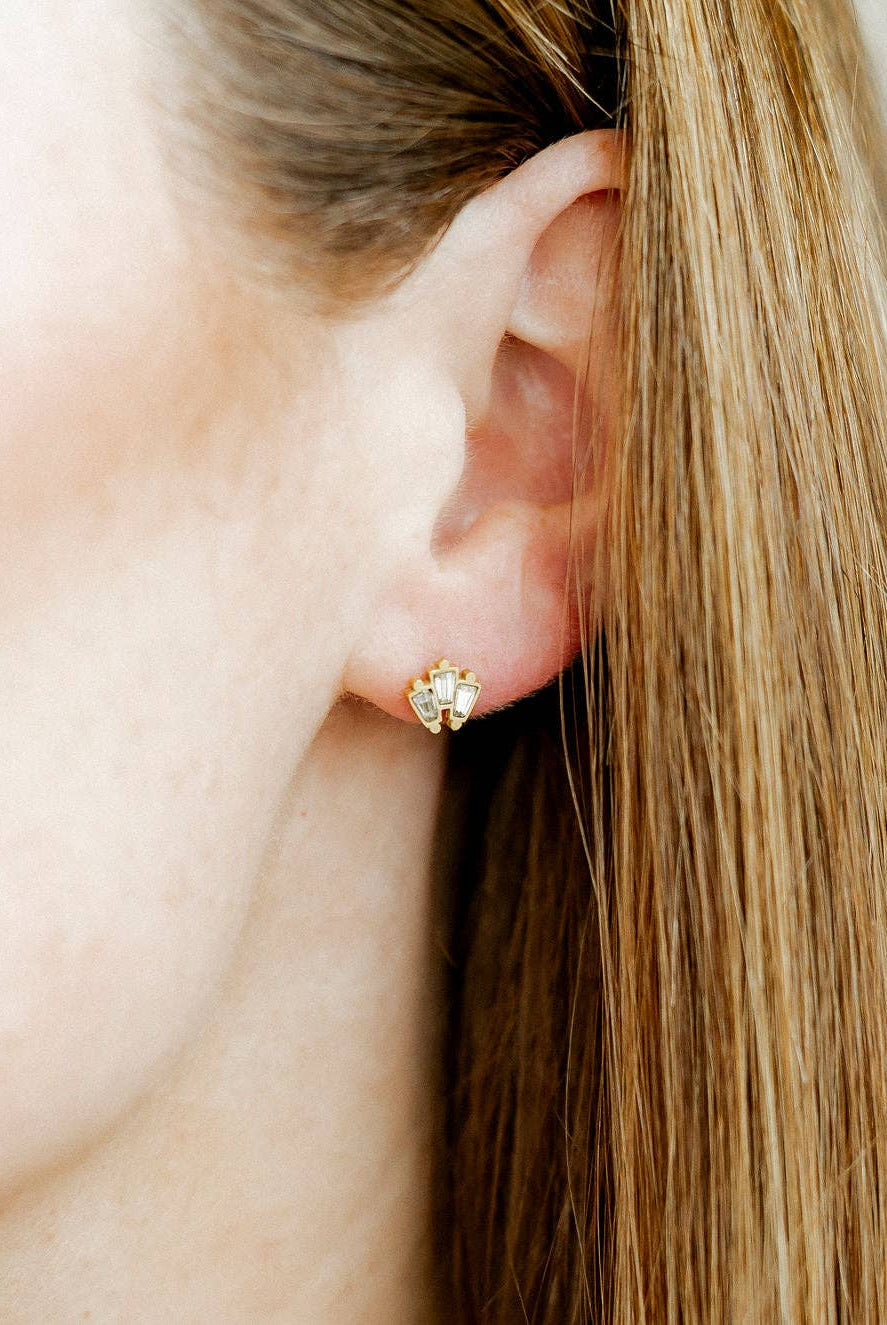 Shop Demi Screwback Stud Earrings- at Ruby Joy Boutique, a Women's Clothing Store in Pickerington, Ohio