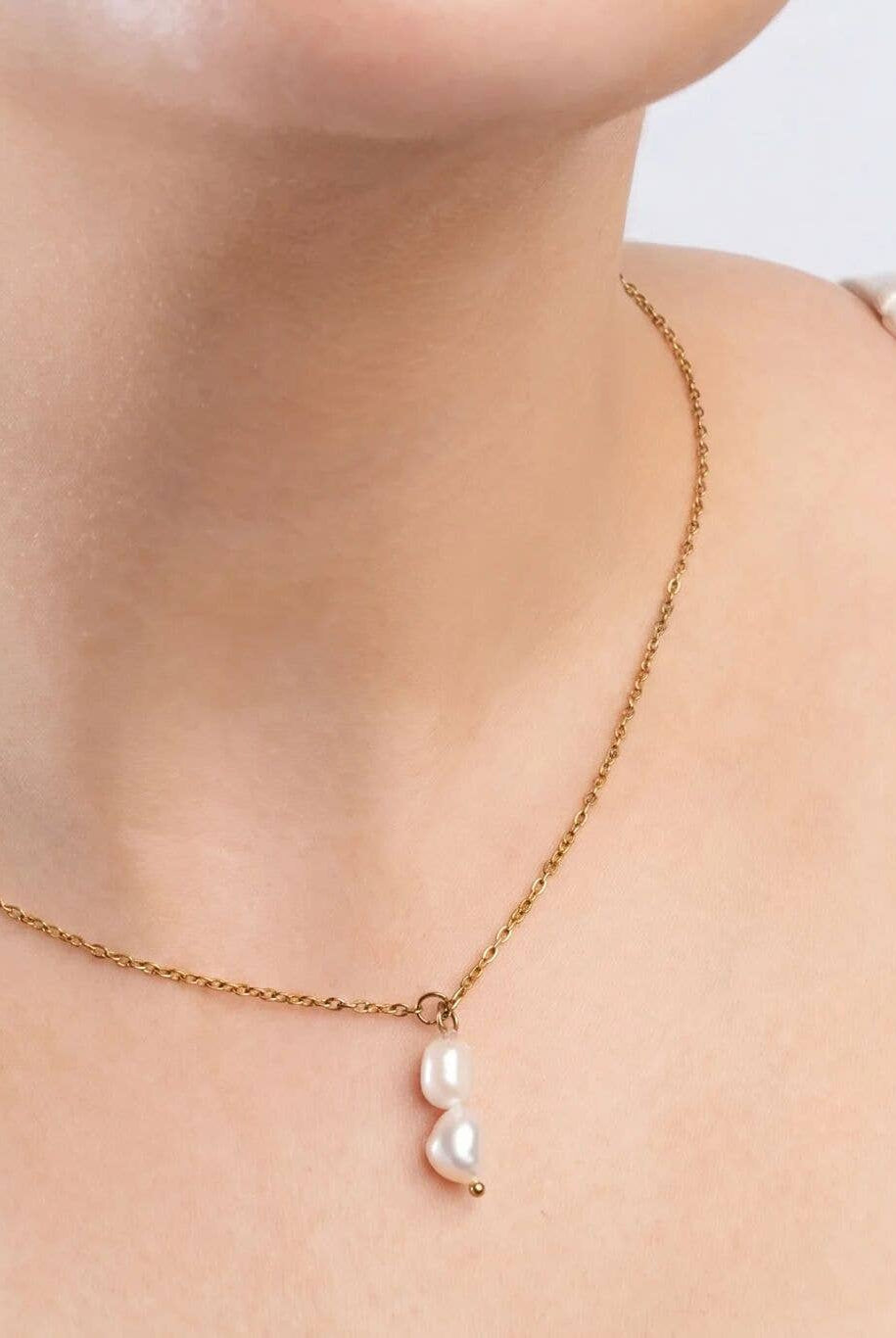 Shop Double Freshwater Pearl Charm- at Ruby Joy Boutique, a Women's Clothing Store in Pickerington, Ohio
