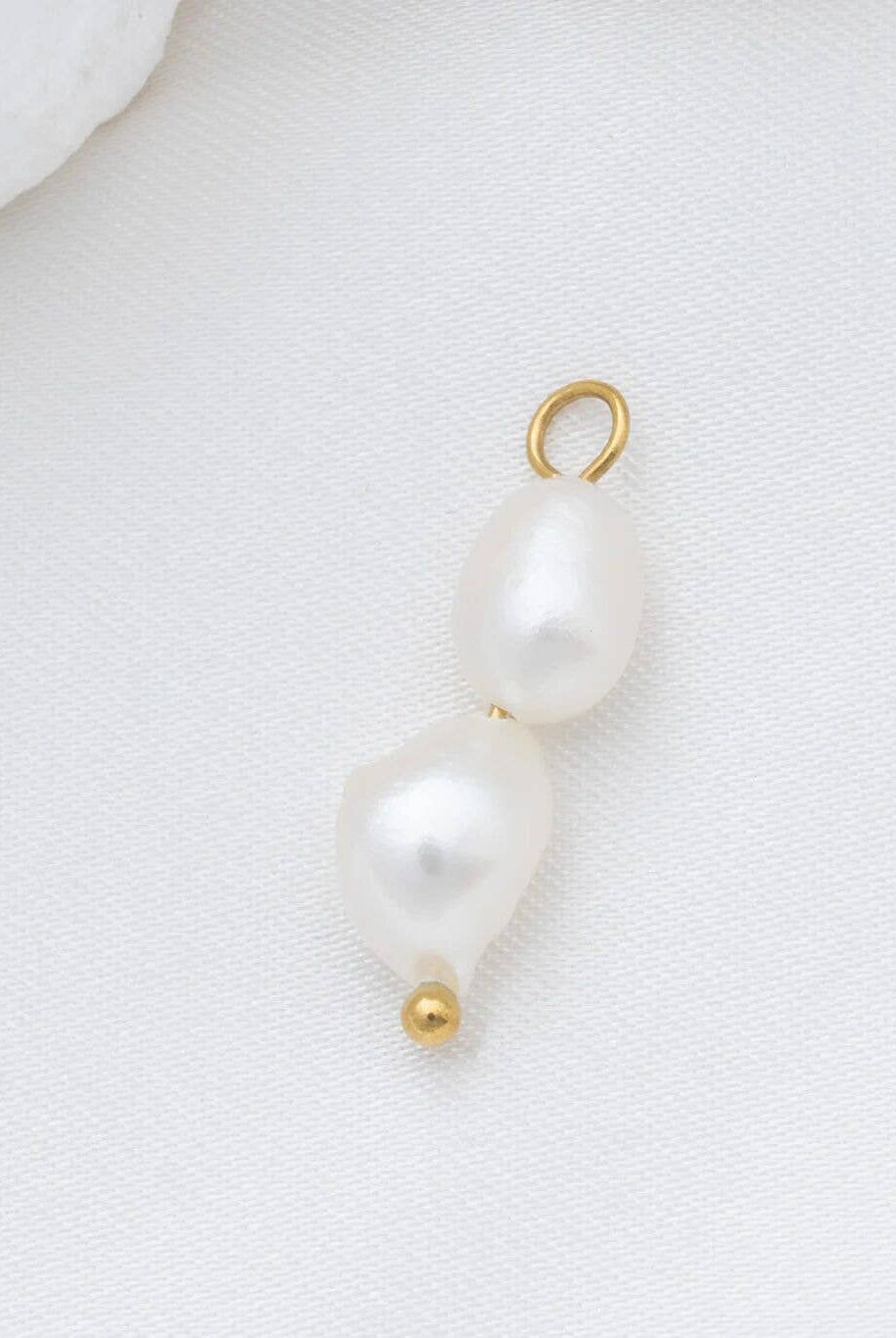 Shop Double Freshwater Pearl Charm- at Ruby Joy Boutique, a Women's Clothing Store in Pickerington, Ohio
