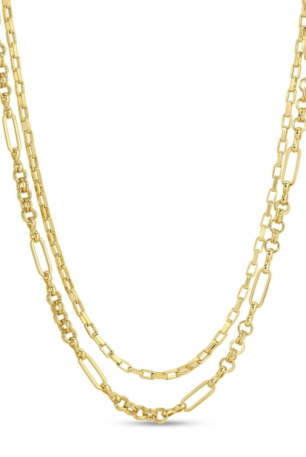 Shop Double Layer Statement Necklace- at Ruby Joy Boutique, a Women's Clothing Store in Pickerington, Ohio