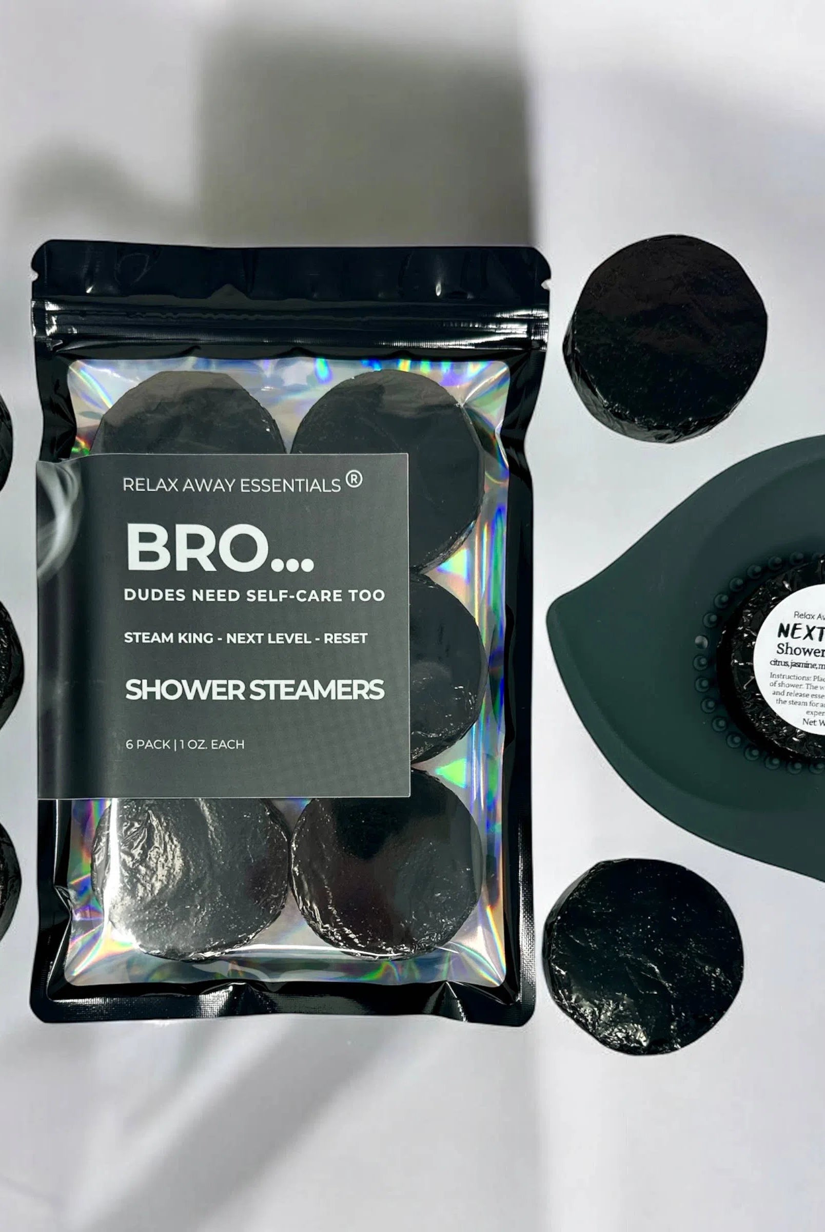 Shop Dudes Need Self-Care Too Shower Steamers 6 Pack - Made in USA- at Ruby Joy Boutique, a Women's Clothing Store in Pickerington, Ohio