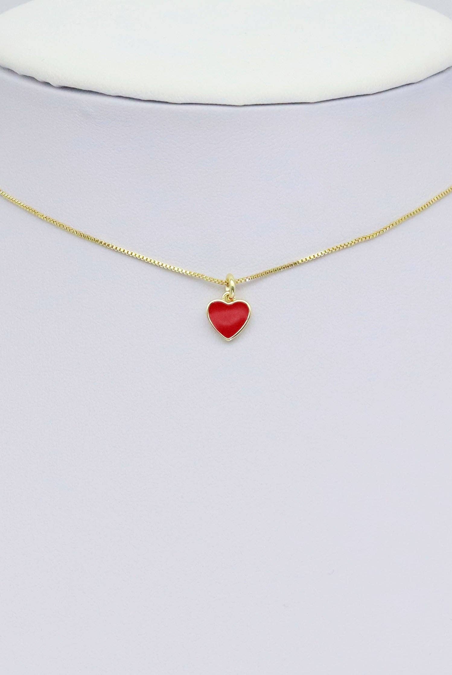 Shop Enamel Heart Charm - Red, White or Pink- at Ruby Joy Boutique, a Women's Clothing Store in Pickerington, Ohio