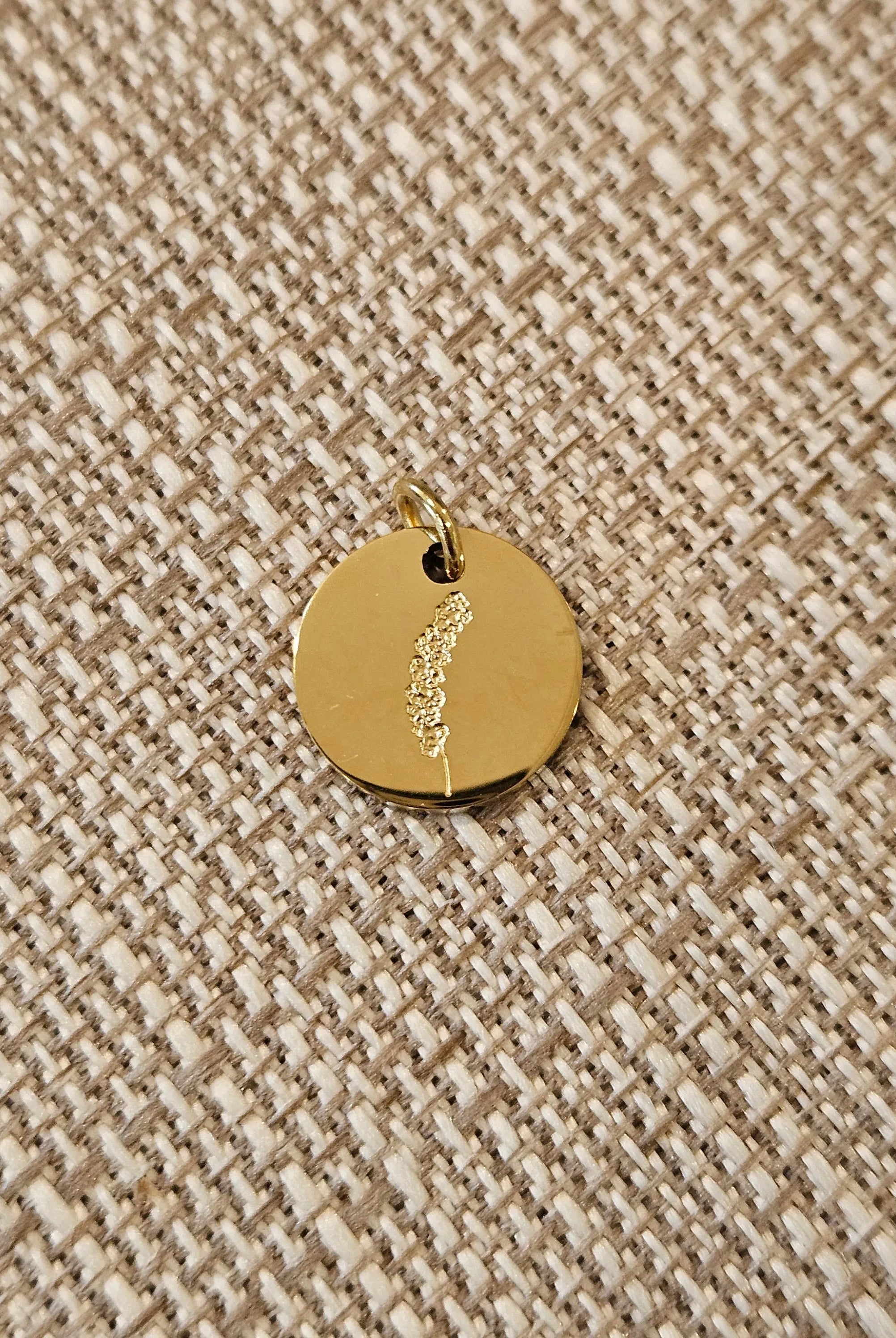 Shop Engraved Birth Flower Charms-Charms at Ruby Joy Boutique, a Women's Clothing Store in Pickerington, Ohio