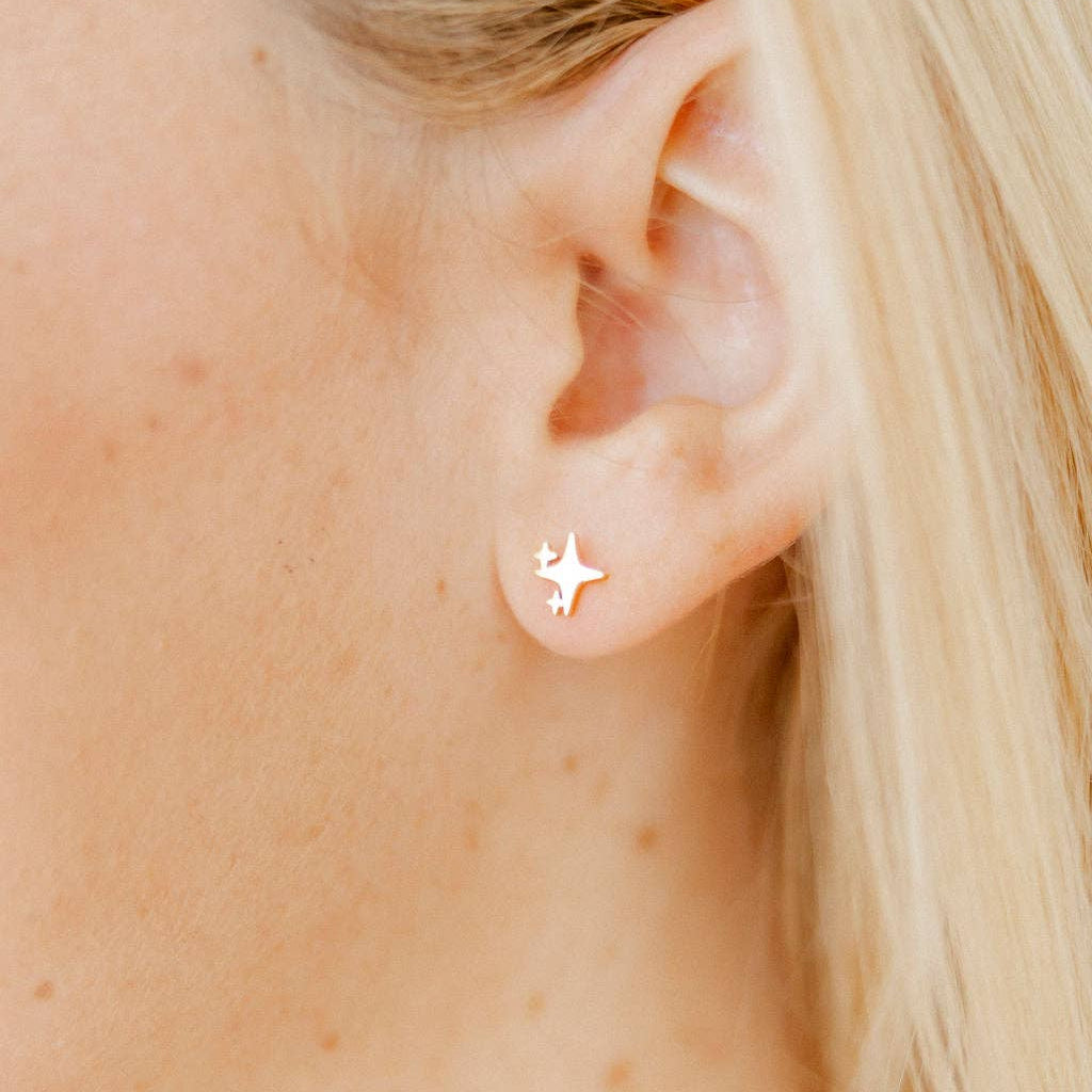 Shop Estelle Screwback Stud Earrings- at Ruby Joy Boutique, a Women's Clothing Store in Pickerington, Ohio