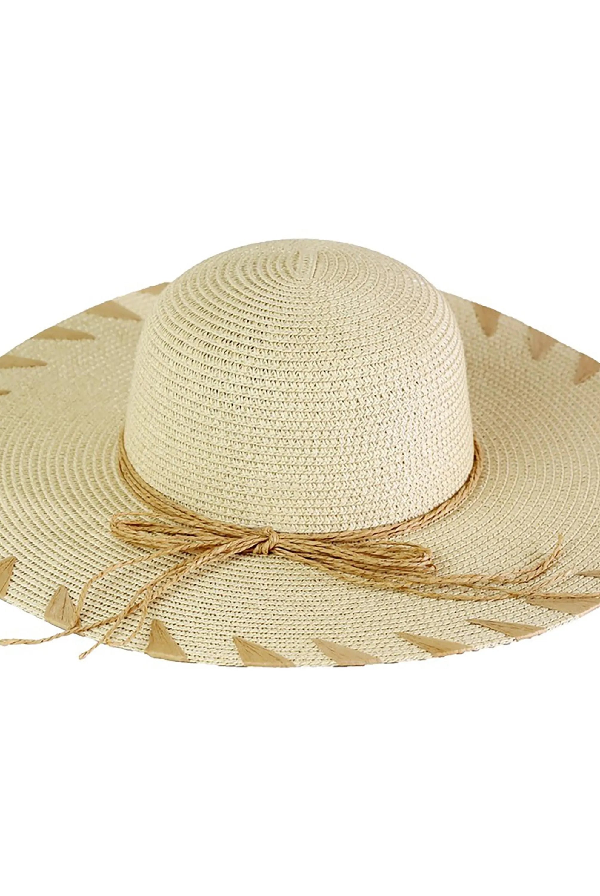 Shop Floppy Beach Hat with Edge Details-Hats at Ruby Joy Boutique, a Women's Clothing Store in Pickerington, Ohio