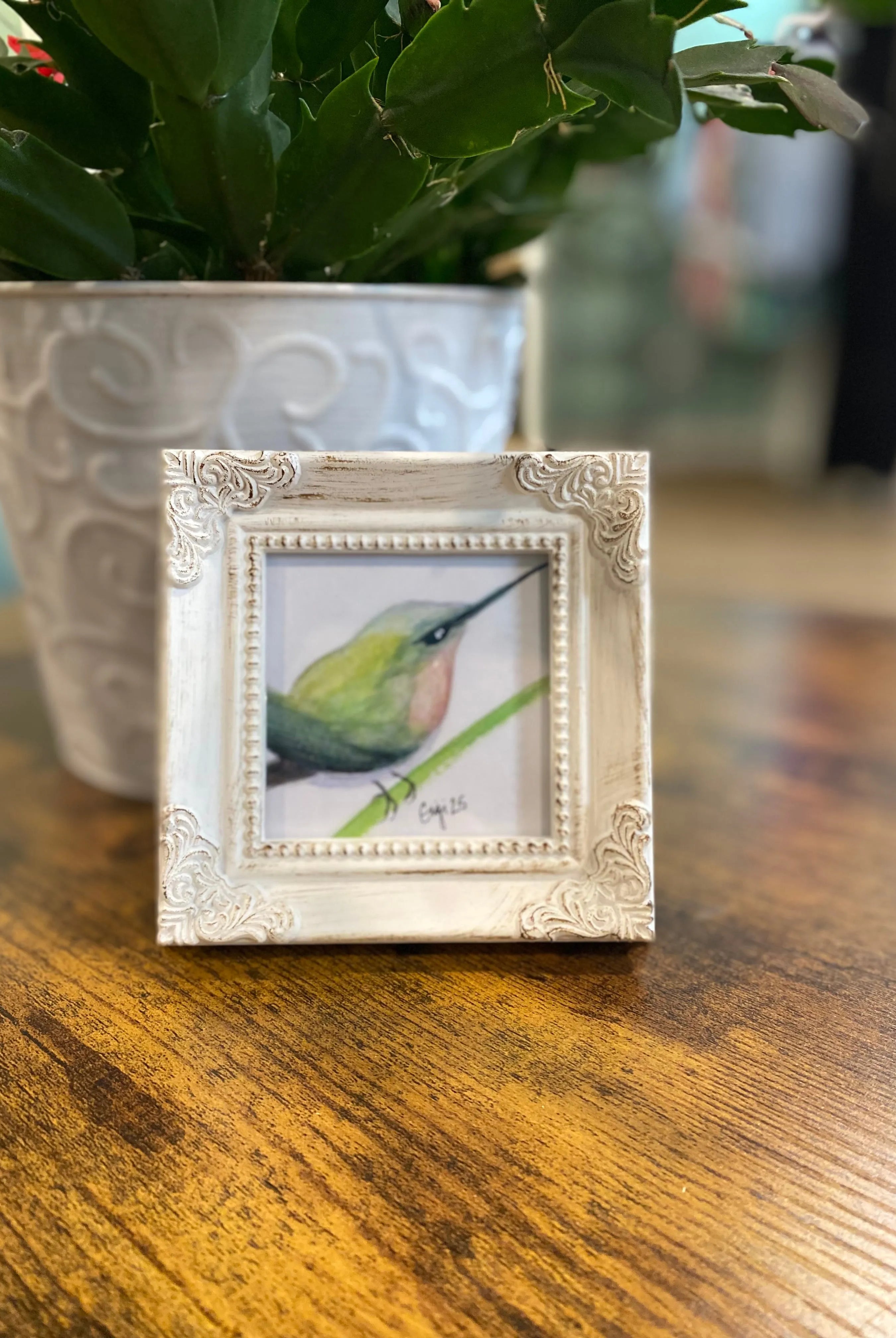 Shop Framed Watercolor Prints-Green Bird at Ruby Joy Boutique, a Women's Clothing Store in Pickerington, Ohio