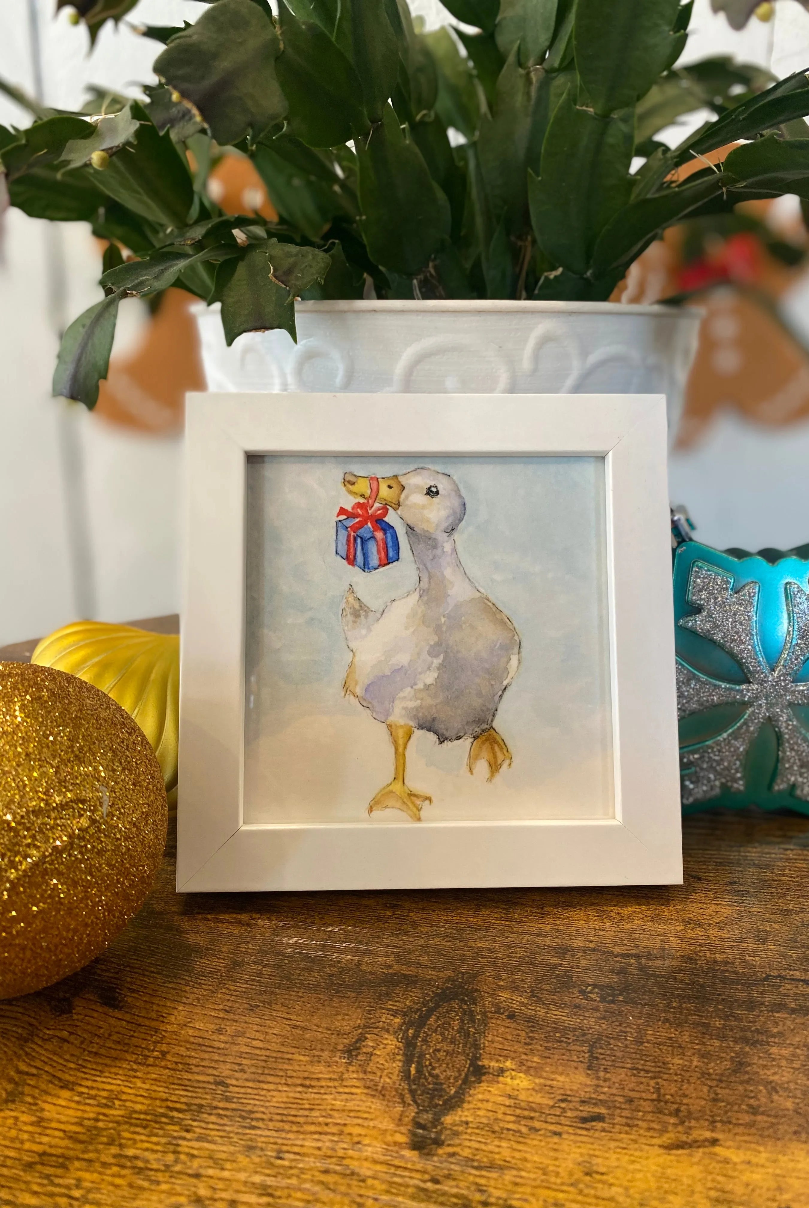 Shop Framed Watercolor prints - Winter Collection-Goose + Present at Ruby Joy Boutique, a Women's Clothing Store in Pickerington, Ohio