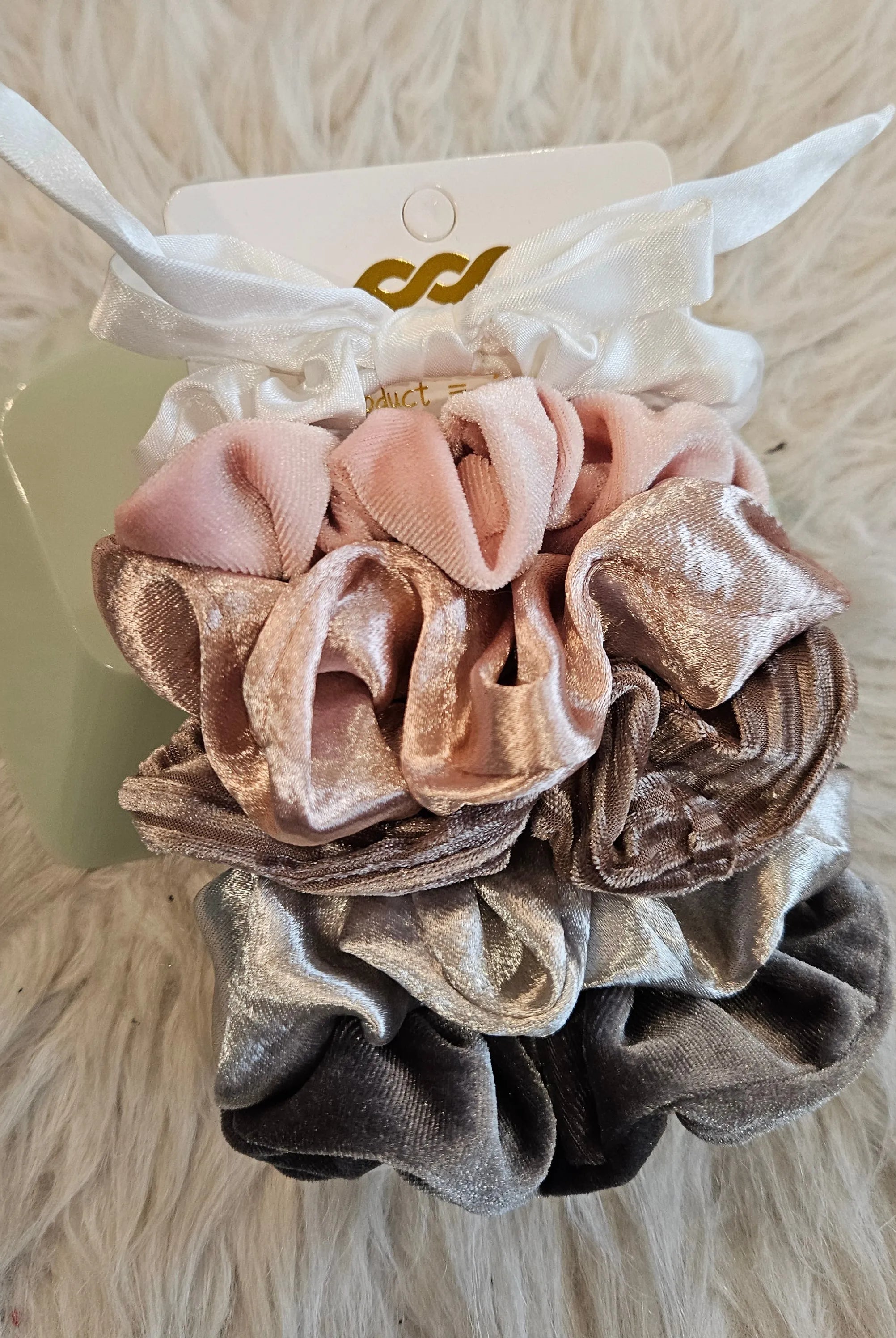 Shop Frosted - 6 Pack Scrunchies- at Ruby Joy Boutique, a Women's Clothing Store in Pickerington, Ohio