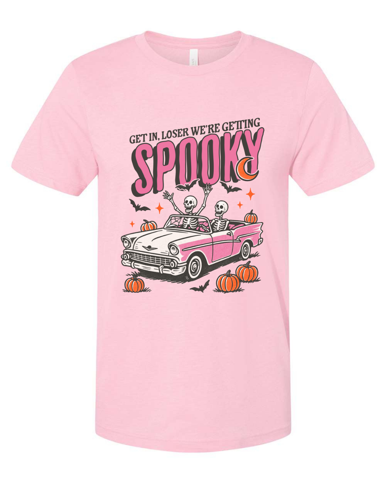 Shop Get in Loser, We're Getting Spooky Tee-Small at Ruby Joy Boutique, a Women's Clothing Store in Pickerington, Ohio
