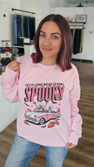 Shop Get in Loser, We're Getting Spooky Tee- at Ruby Joy Boutique, a Women's Clothing Store in Pickerington, Ohio
