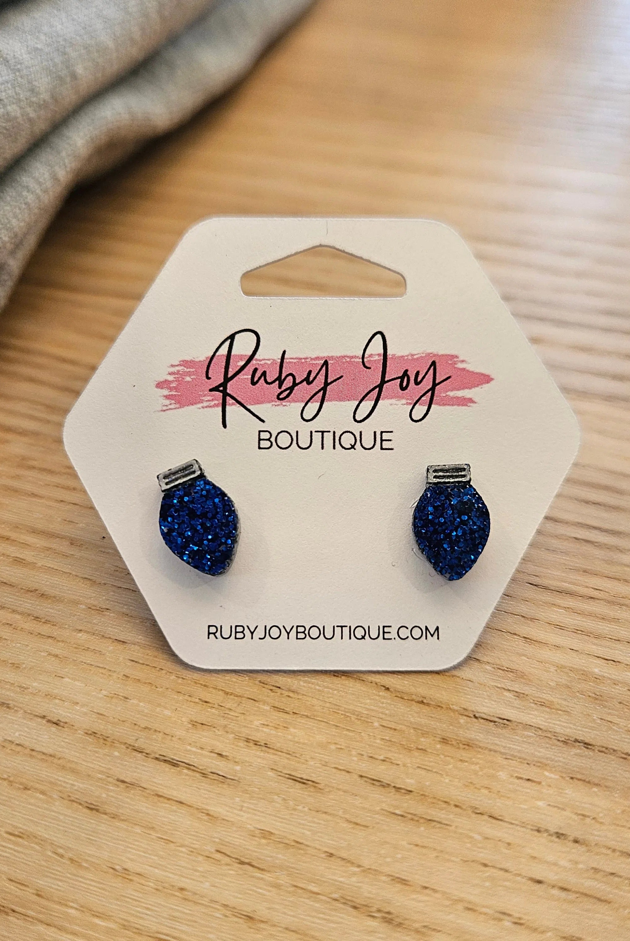 Shop Glitter Christmas Light Stud Earrings-Earrings at Ruby Joy Boutique, a Women's Clothing Store in Pickerington, Ohio