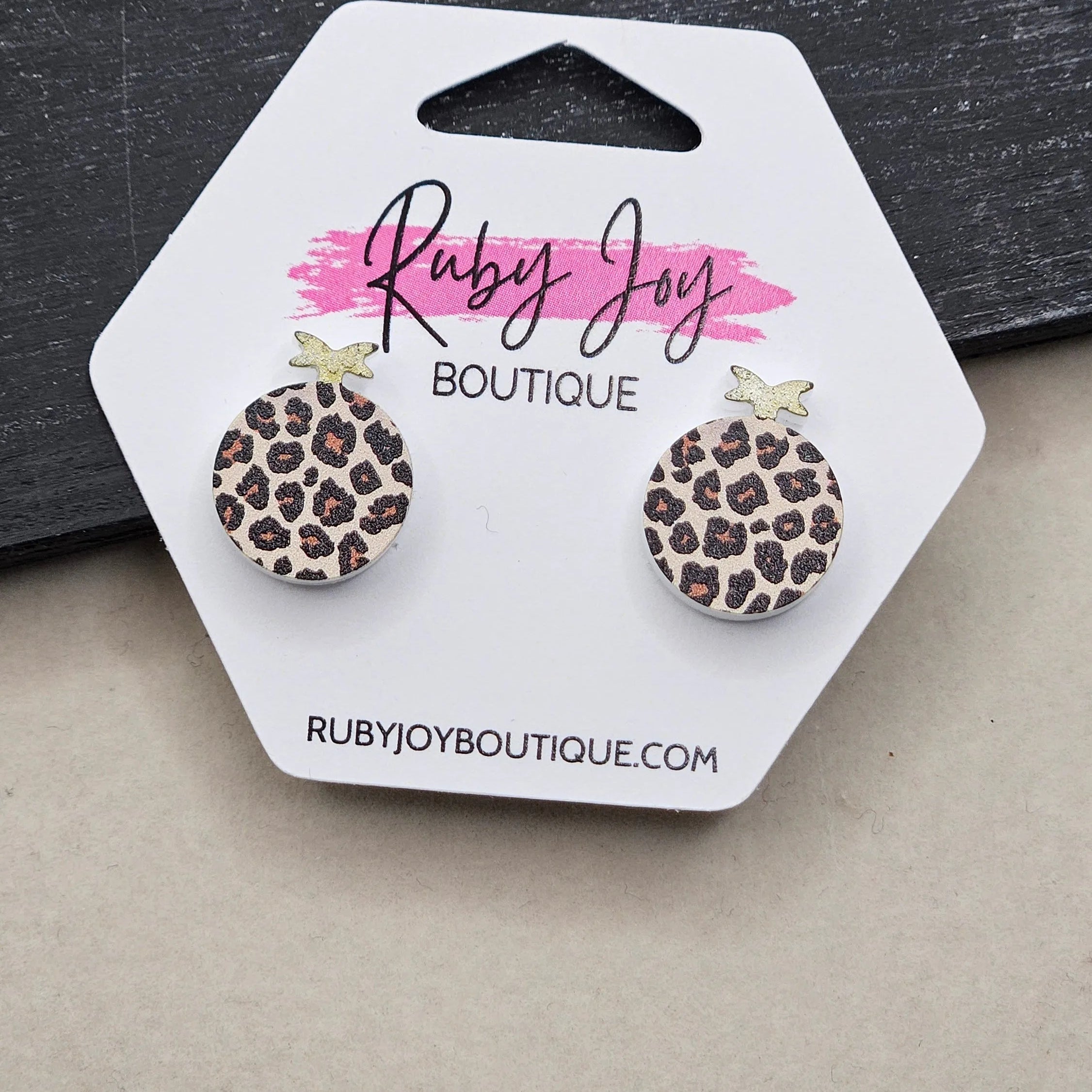 Shop Glitter Christmas Ornament Stud Earrings- at Ruby Joy Boutique, a Women's Clothing Store in Pickerington, Ohio