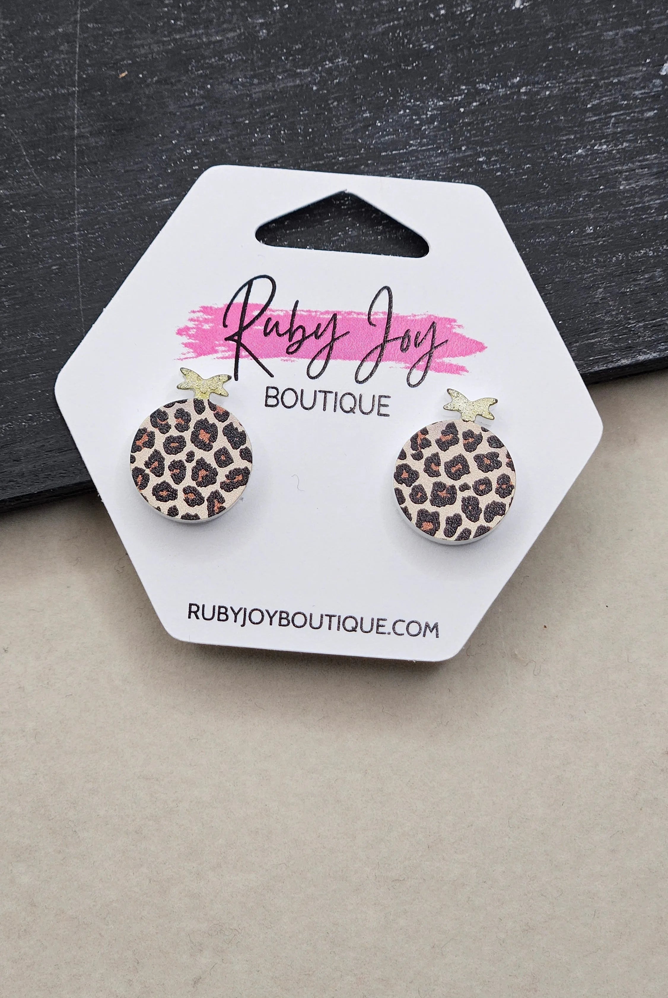 Shop Glitter Christmas Ornament Stud Earrings- at Ruby Joy Boutique, a Women's Clothing Store in Pickerington, Ohio