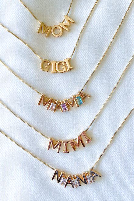 Shop Gold-Filled Letter Charms-Charms at Ruby Joy Boutique, a Women's Clothing Store in Pickerington, Ohio