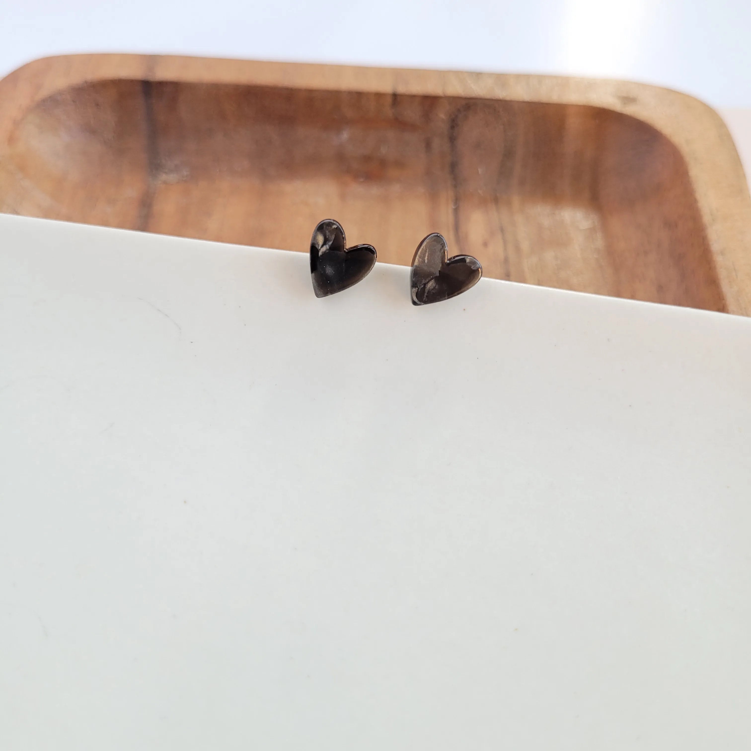 Shop Hand Drawn Heart Studs - Black- at Ruby Joy Boutique, a Women's Clothing Store in Pickerington, Ohio