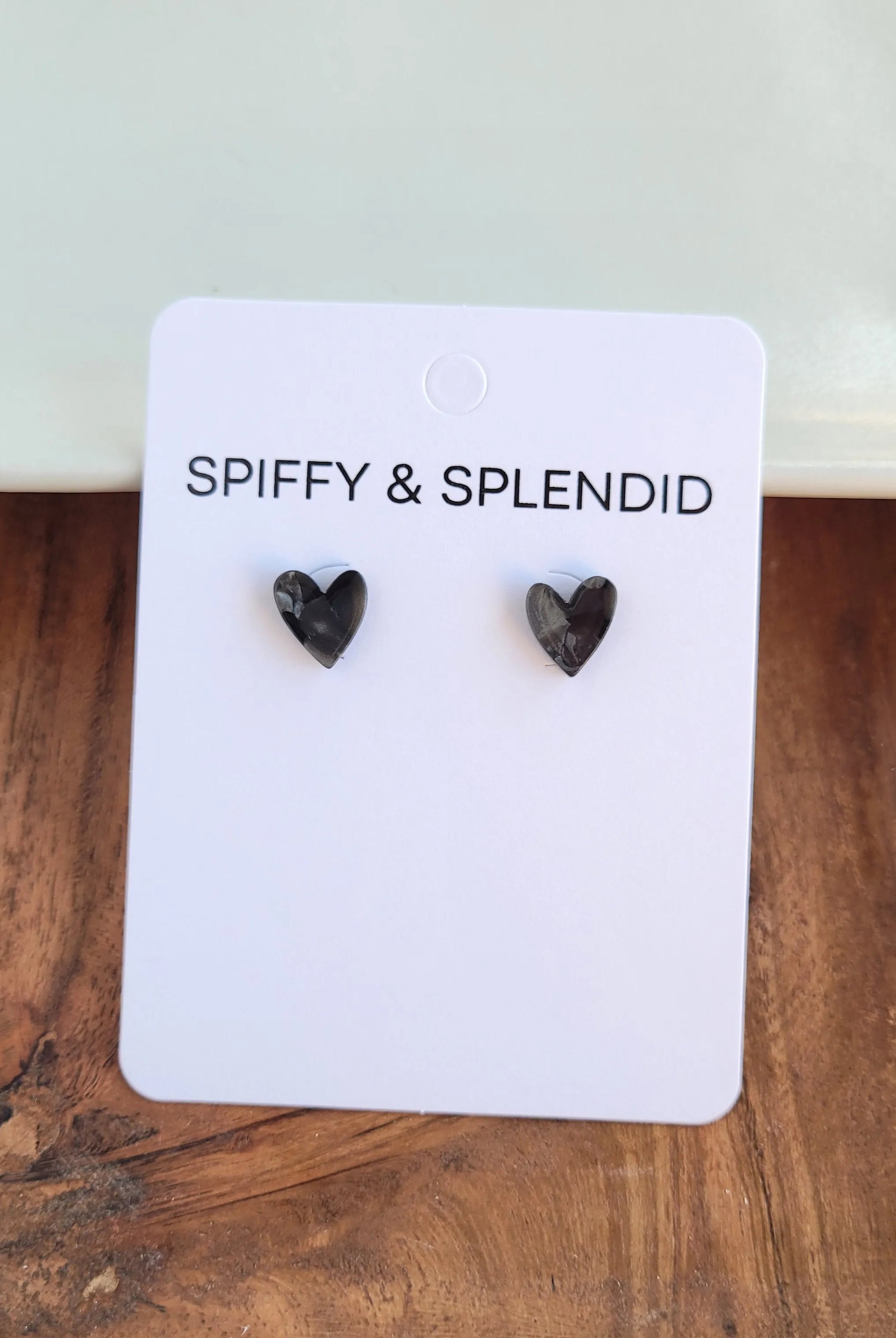 Shop Hand Drawn Heart Studs - Black- at Ruby Joy Boutique, a Women's Clothing Store in Pickerington, Ohio