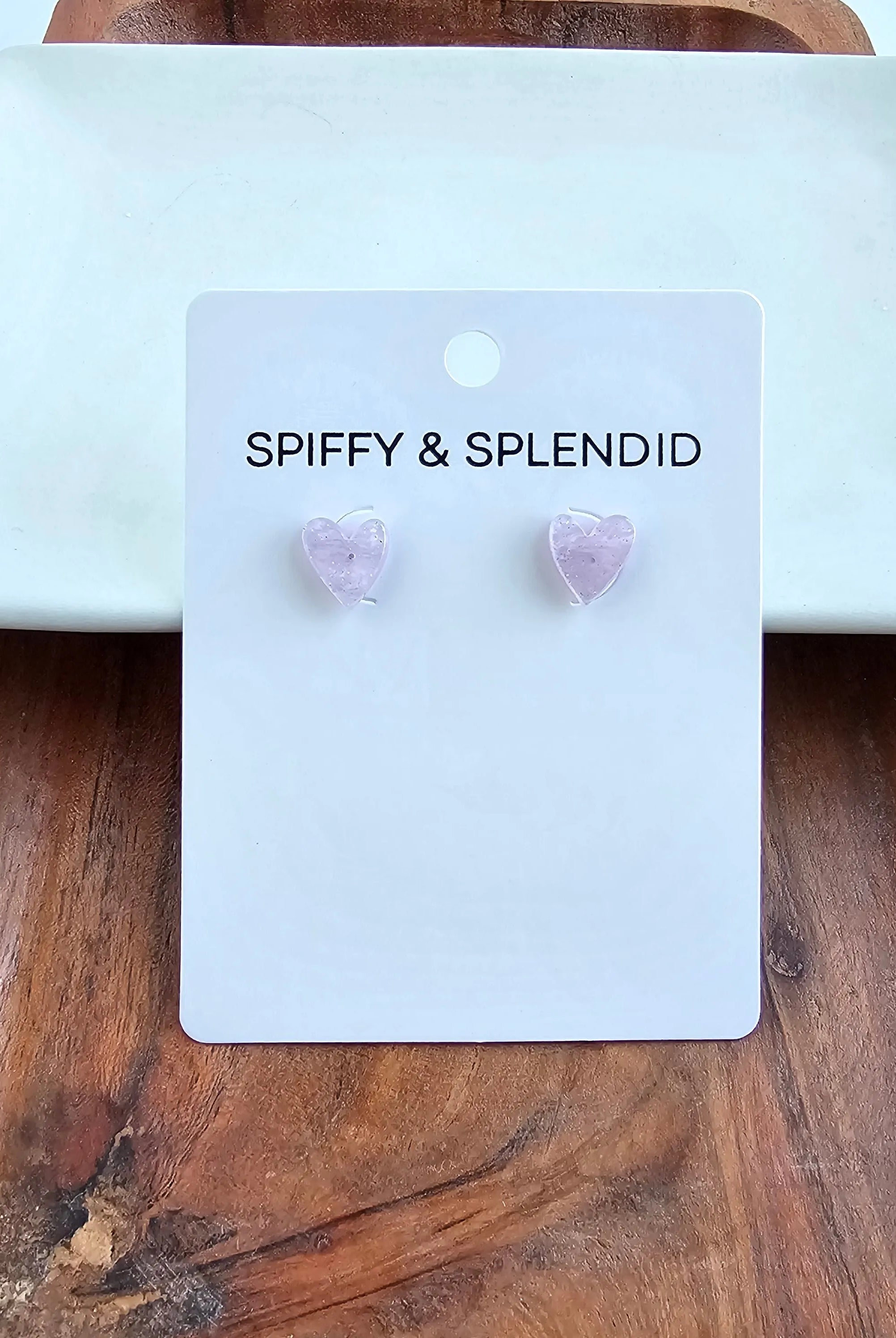 Shop Hand Drawn Heart Studs - Lavender Purple- at Ruby Joy Boutique, a Women's Clothing Store in Pickerington, Ohio