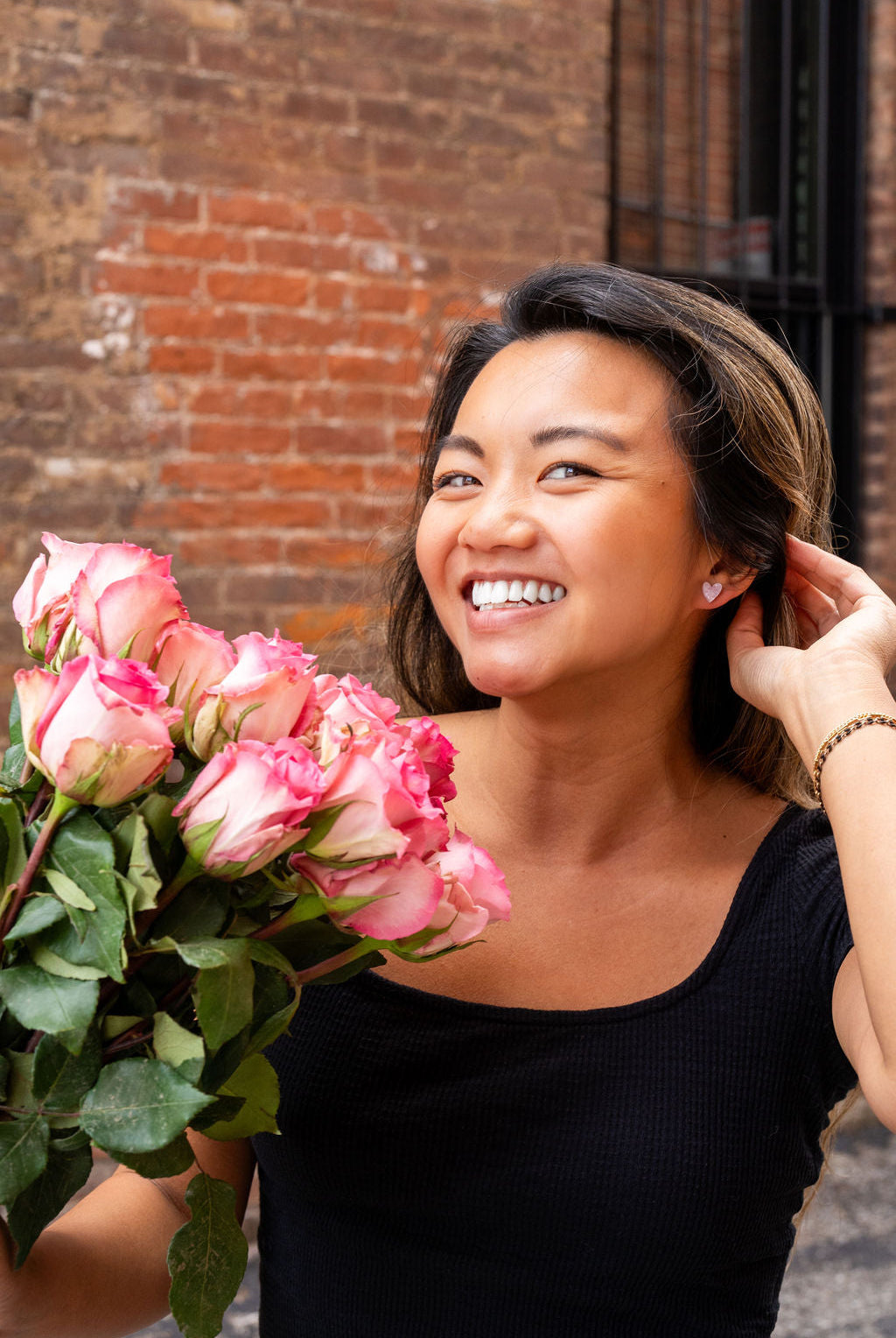 Shop Hand Drawn Heart Studs - Lavender Purple- at Ruby Joy Boutique, a Women's Clothing Store in Pickerington, Ohio