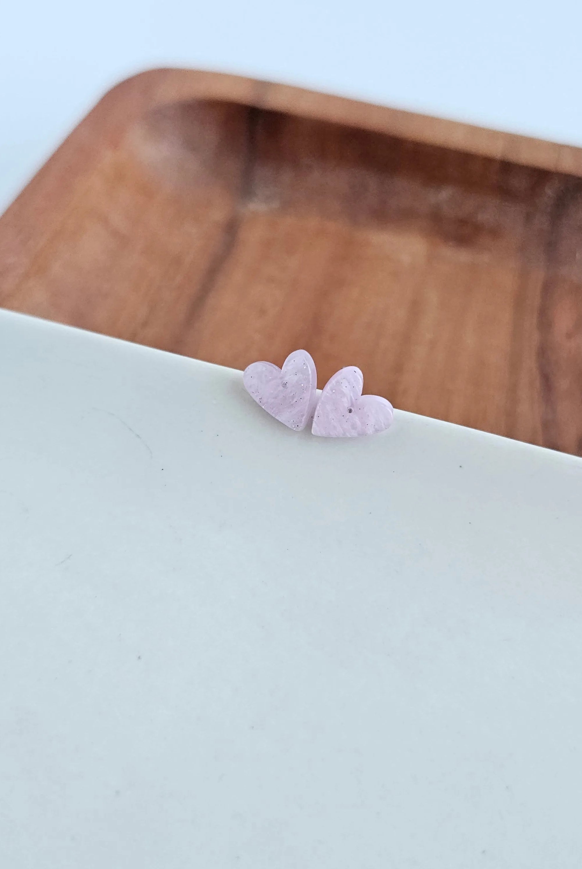 Shop Hand Drawn Heart Studs - Lavender Purple- at Ruby Joy Boutique, a Women's Clothing Store in Pickerington, Ohio