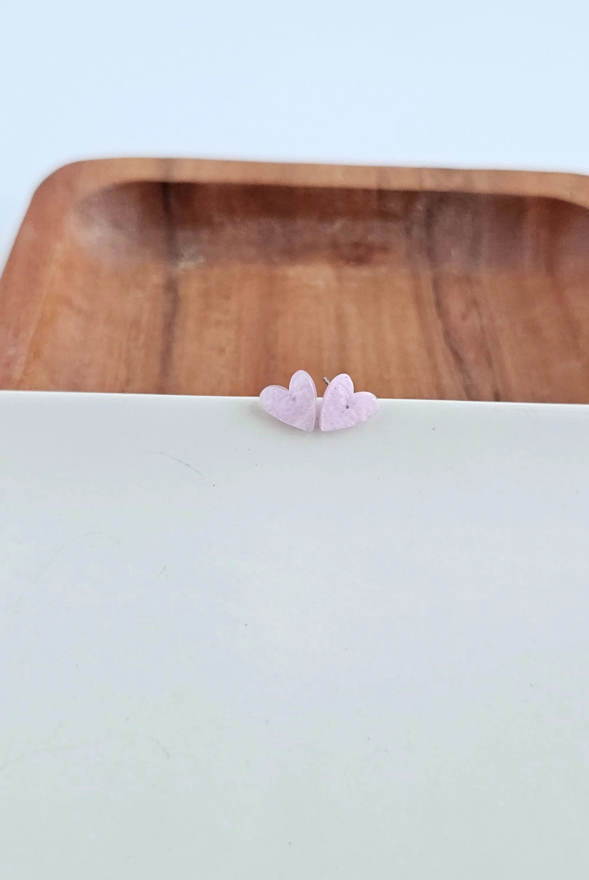 Shop Hand Drawn Heart Studs - Lavender Purple- at Ruby Joy Boutique, a Women's Clothing Store in Pickerington, Ohio